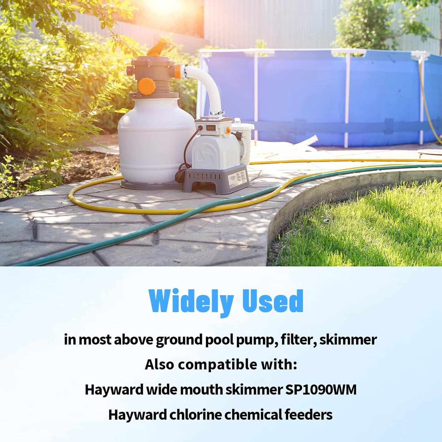Universal 1.25″ / 1.5″ Combo Hose Adapter Pool Filter Pump Hose Adapter with Cla