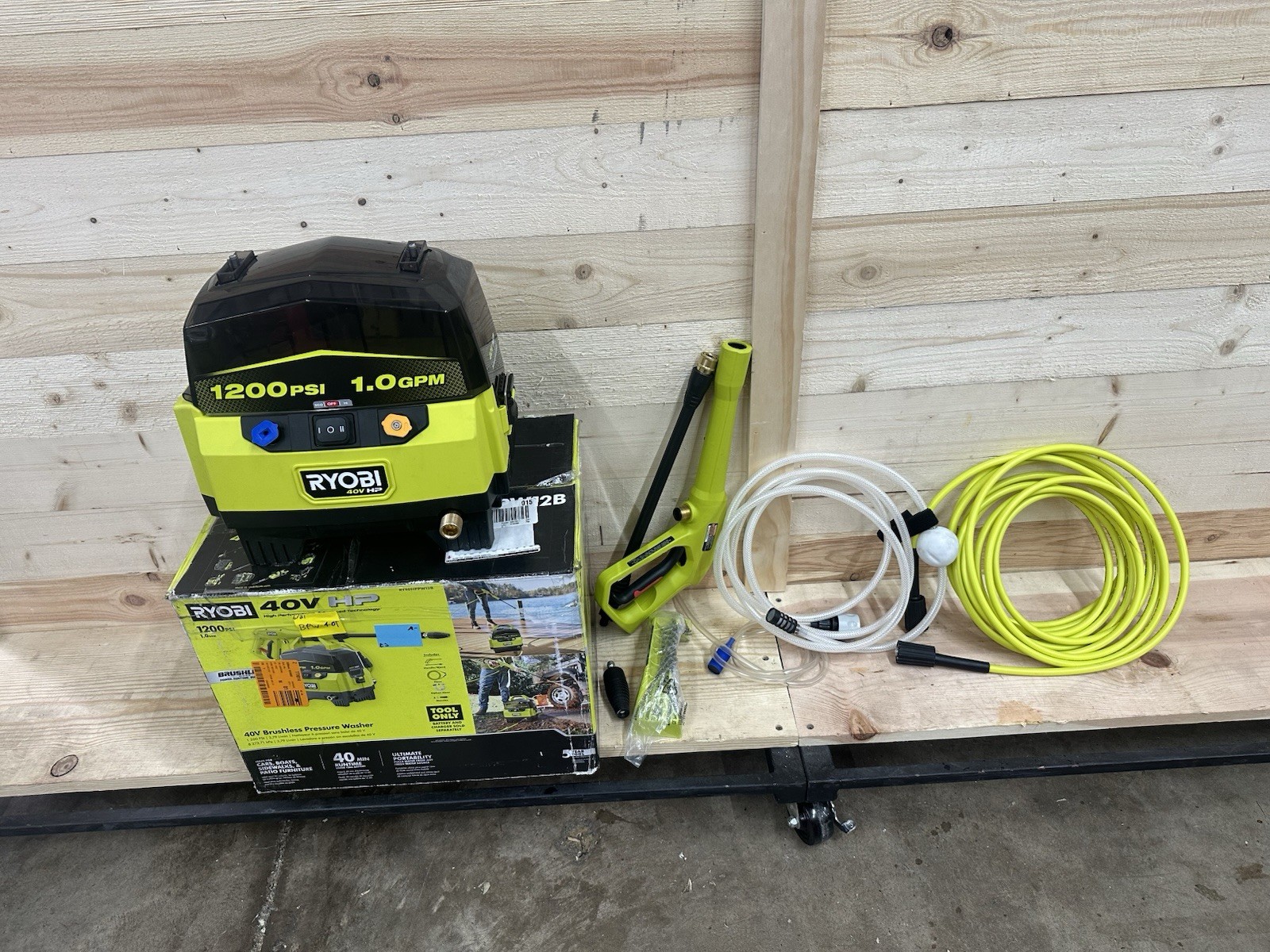 Ryobi 40V Brushless 1200PSI Pressure Washer RY40HPPW12B USED BPW-40T Tool Only