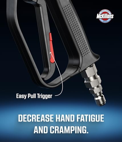 Short Pressure Washer Gun with Swivel – High Pressure Water Handle Swivel Gun
