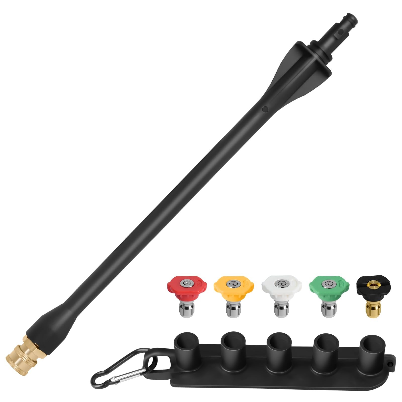 Pressure Washer Wand 308494075 with 5 Spray Nozzles and 1 Tips Holder for Ryo…