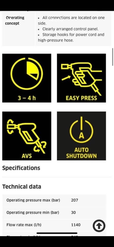 Karcher Professional Power Pressure Washer HDS 5.0/30-4 SEB