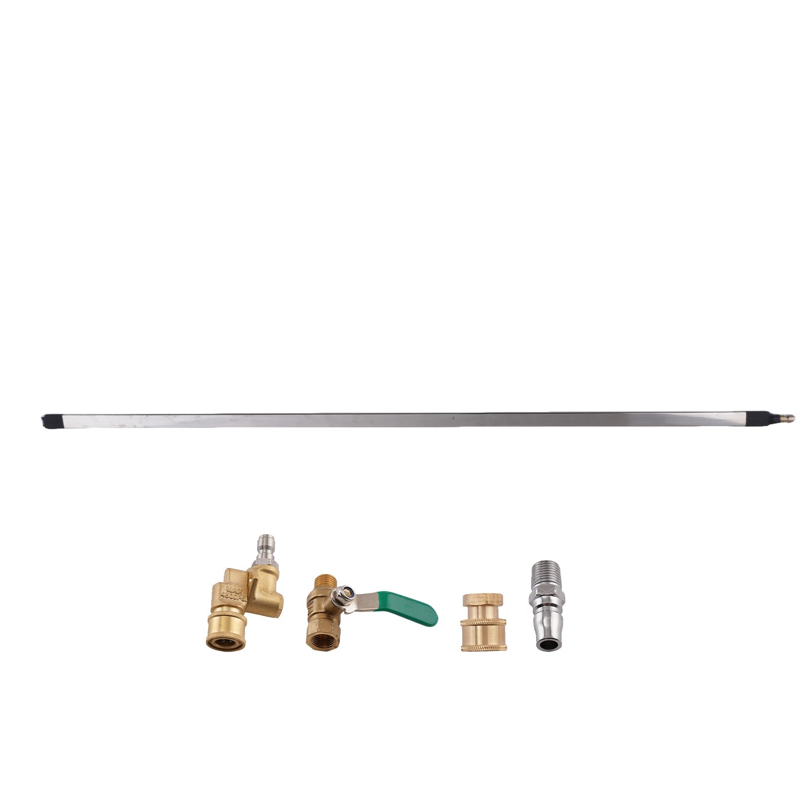 39.4” Radiator Cleaning Tool Stainless Steel High Pressure Washer Wand Kit