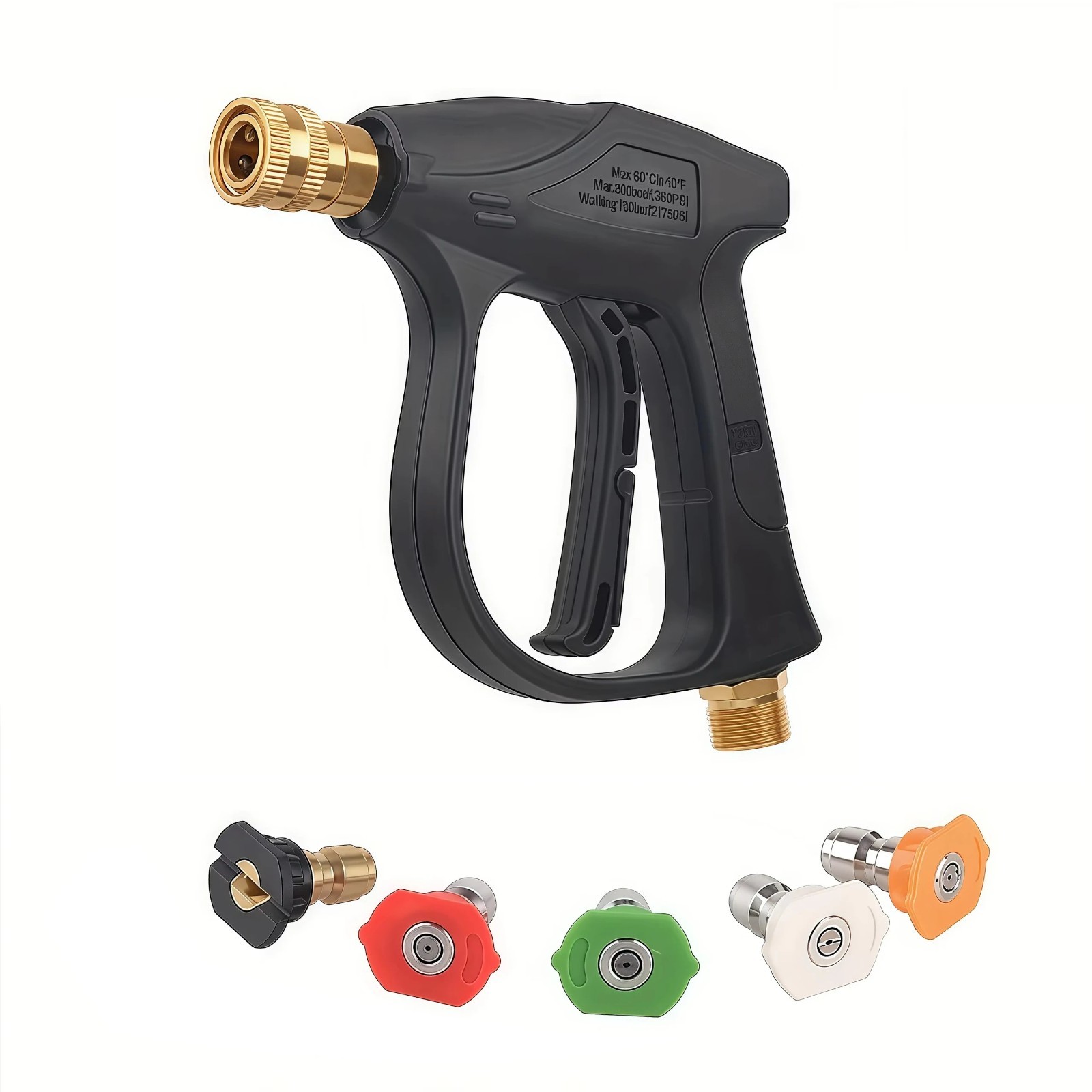 2175 PSI High Pressure Washer Gun Short Handle M22-14 Quick Connect