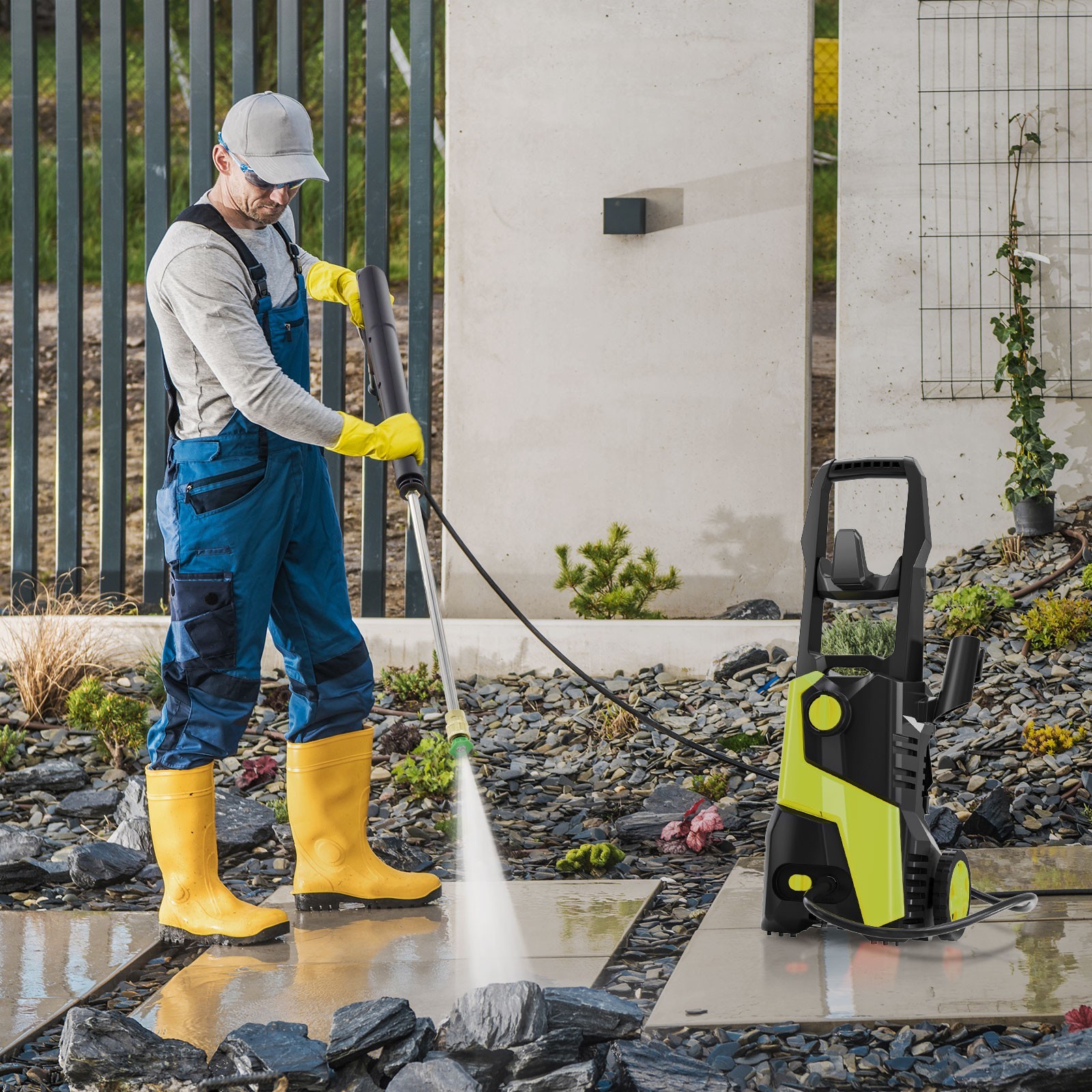 Pressure Washer 4200PSI 2.5GPM, Steel Lance, Total Stop System, for Car Wash
