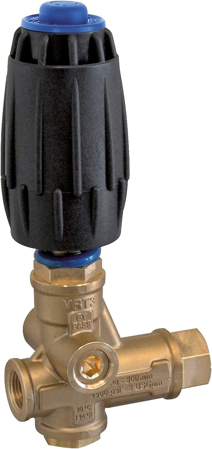 Pressure Washer VRT 3 Unloader – 4500 PSI 10.5 GPM 3/8″ FNPT Black w/Knob
