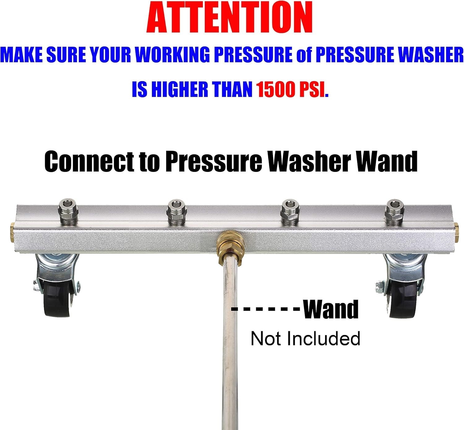 13-Inch Pressure Washer Undercarriage Cleaner – 4000 PSI Performance