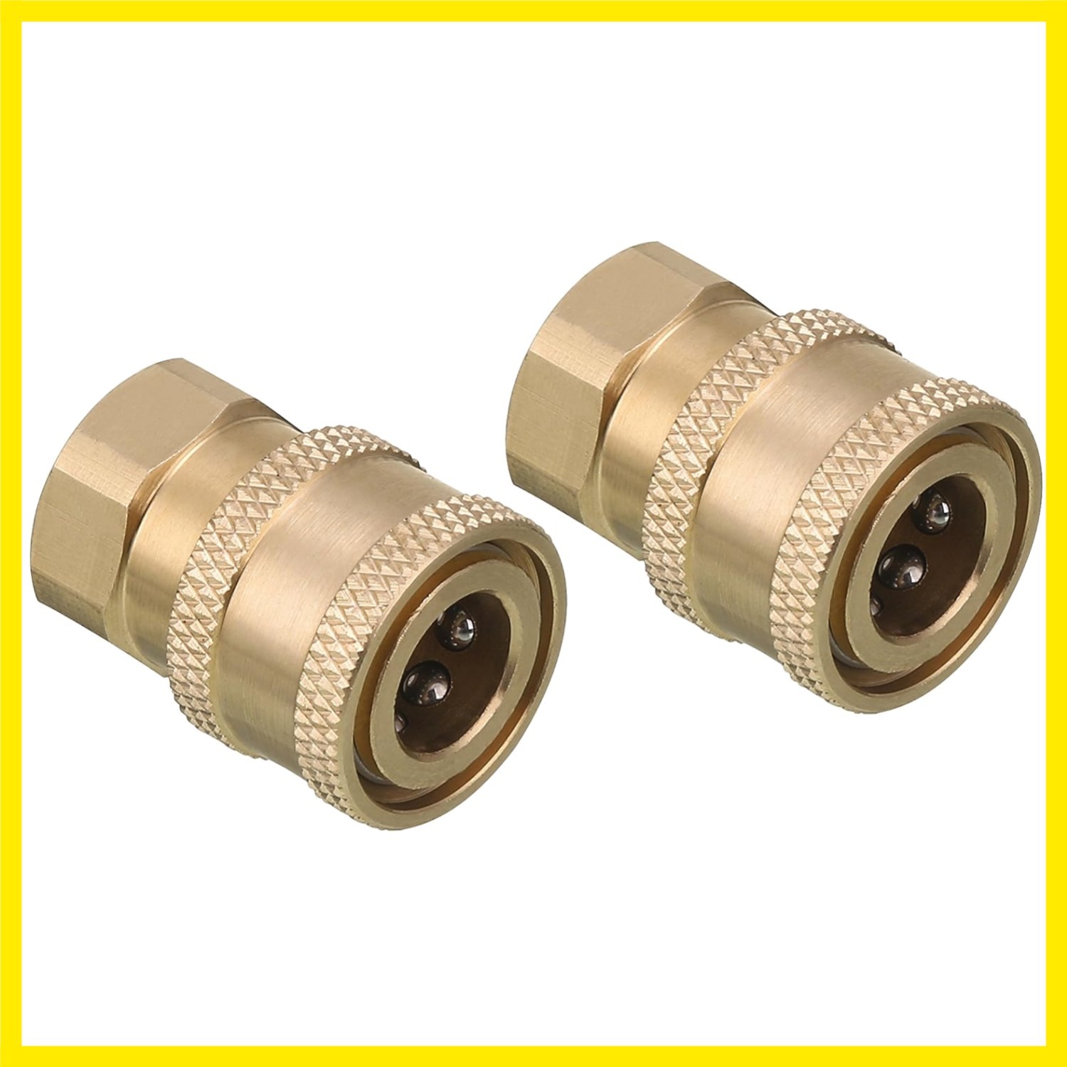 Pressure Washer Coupler, 1/4″ Quick Connect to 1/4″ NPT Female | Brass Fittin…