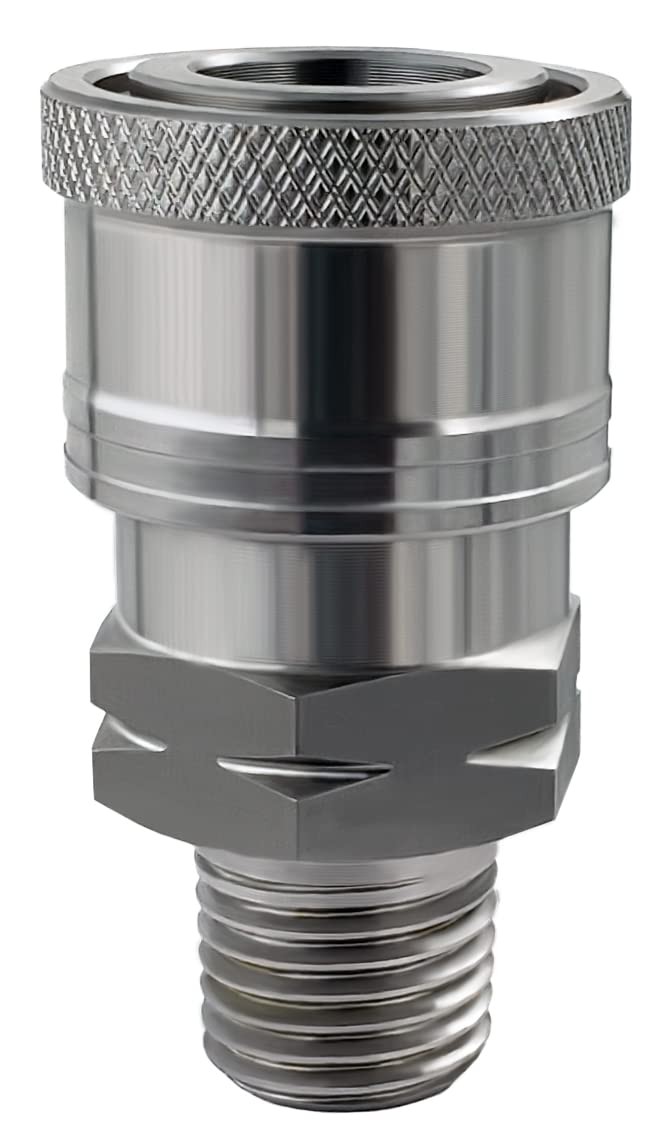 UW11PW4712 2 PCS 1/4 Inch Female Coupler Stainless Steel Fitting Joint