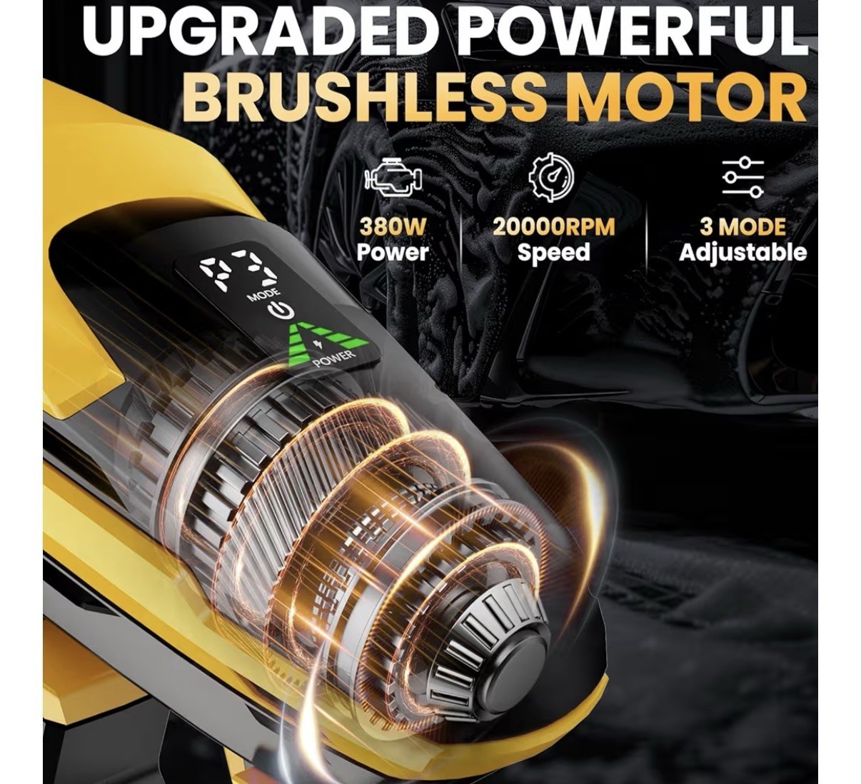 Cordless Pressure Washer Compatible with Dewalt 20V Battery 800 PSI Portable Han
