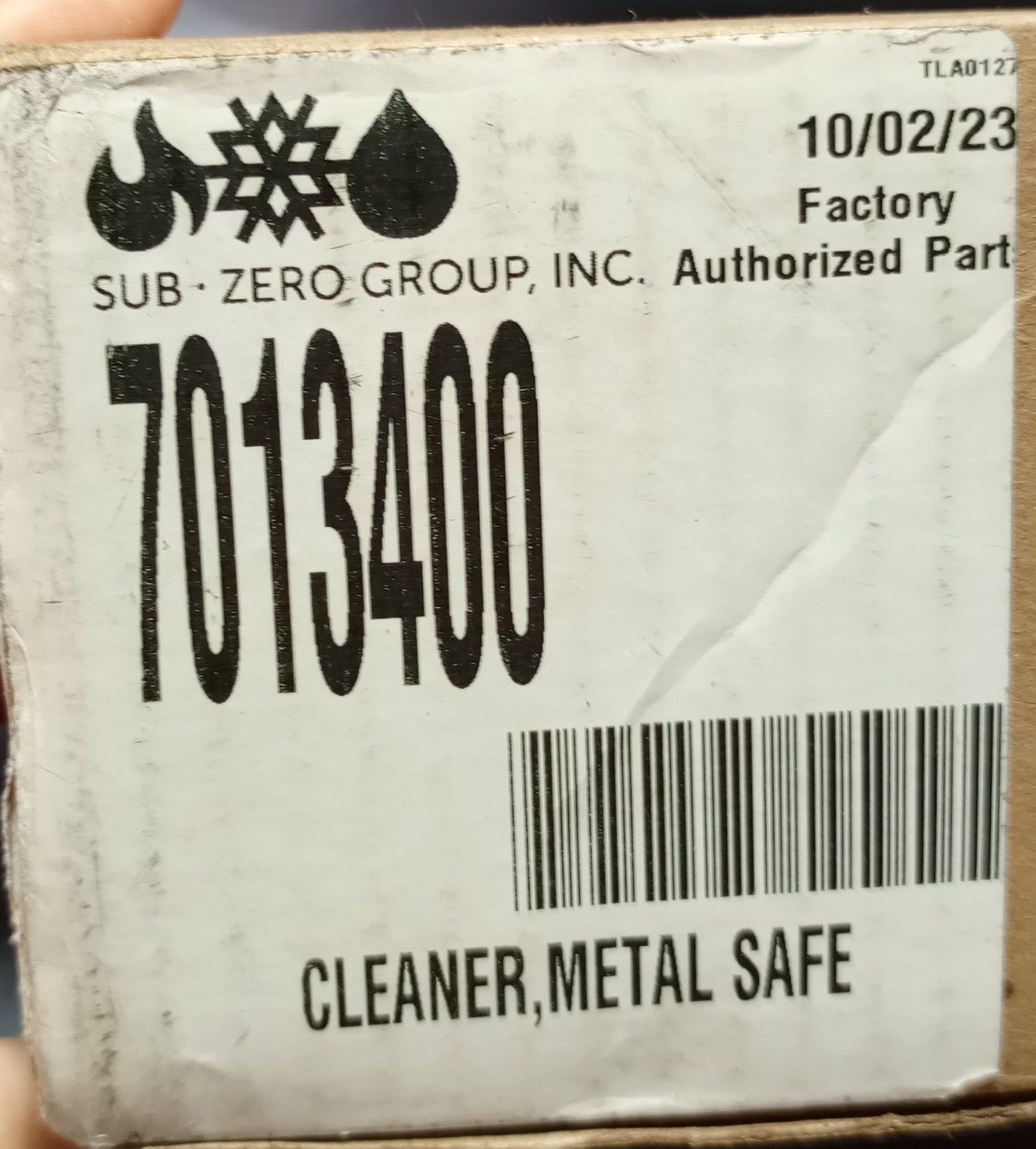 Lot Of 2 Sub Zero Metal Safe Cleaner 7013400