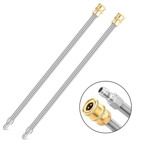 2 Pack 16″ Pressure Washer Extension Wand Stainless Steel Power Lance NEW