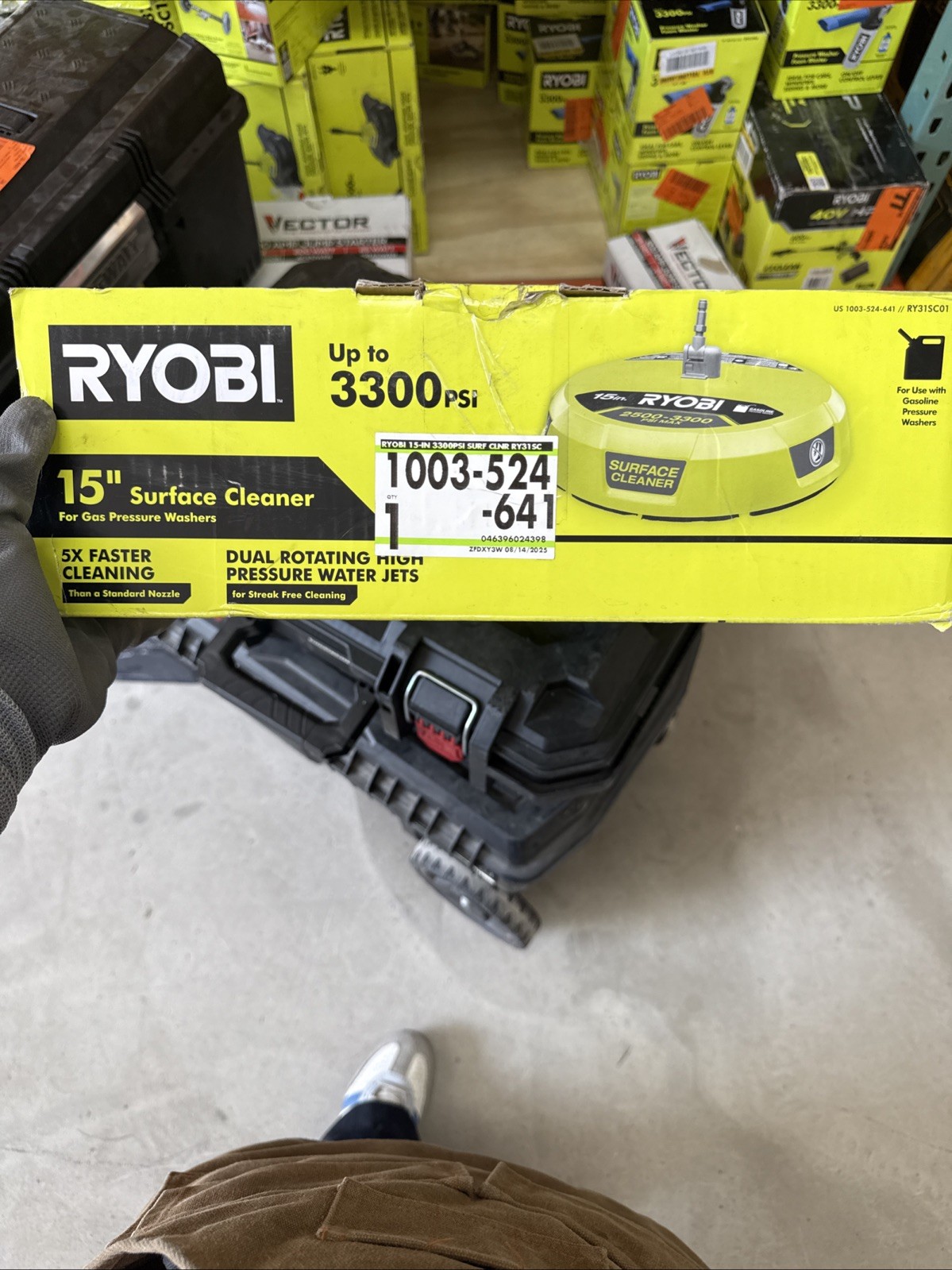Ryobi RY31SC01 15 inch 3300PSI Surface Cleaner
