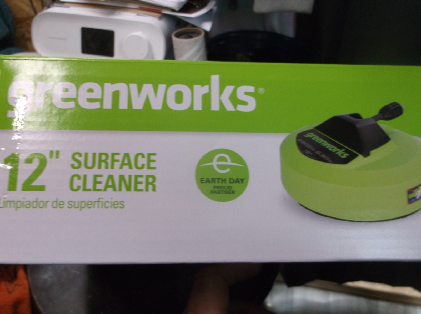 Greenworks 12 inch Pressure Washer Attachment Surface Cleaner Up to 2300 Psi