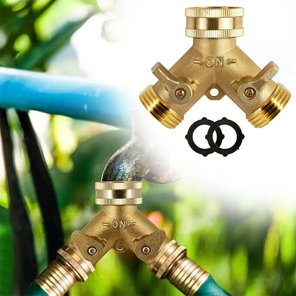 Brass Faucet Tap Connector Mixer Hose Adaptor Quick Connecter 3/4 Copper Hose Co