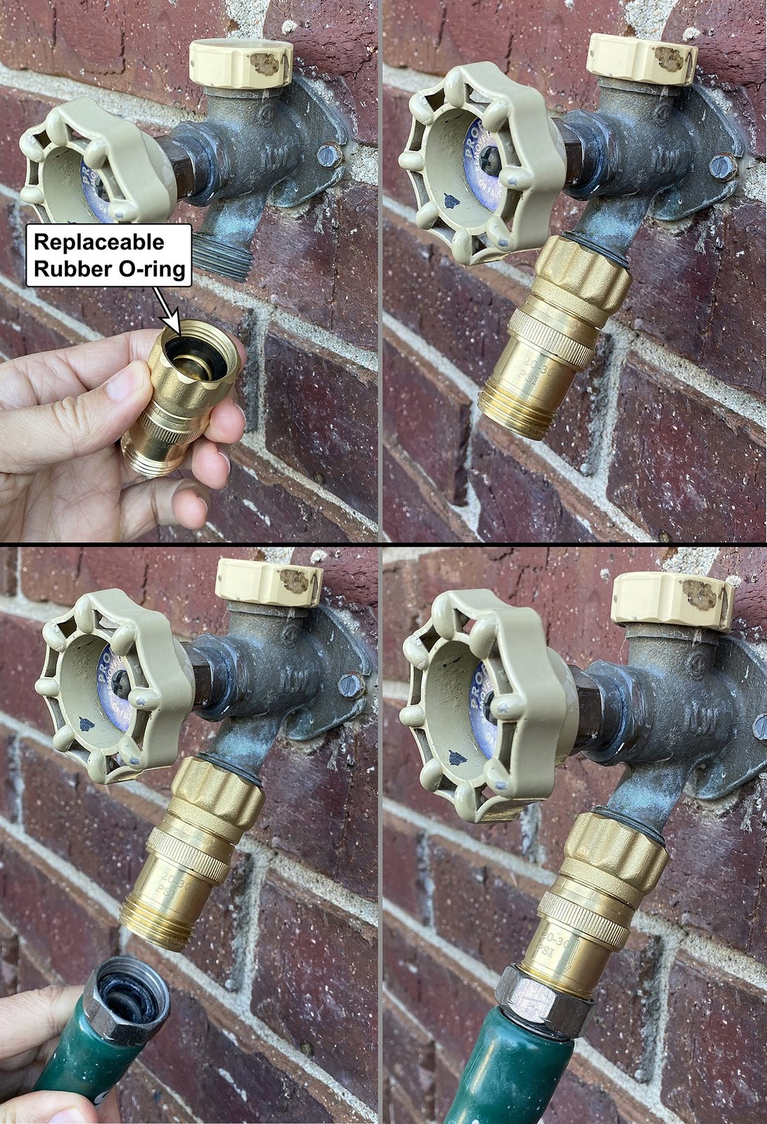 Heavy Duty 25 psi Water Pressure Regulator 3/4 inch Hose Thread Drip Irrigati…