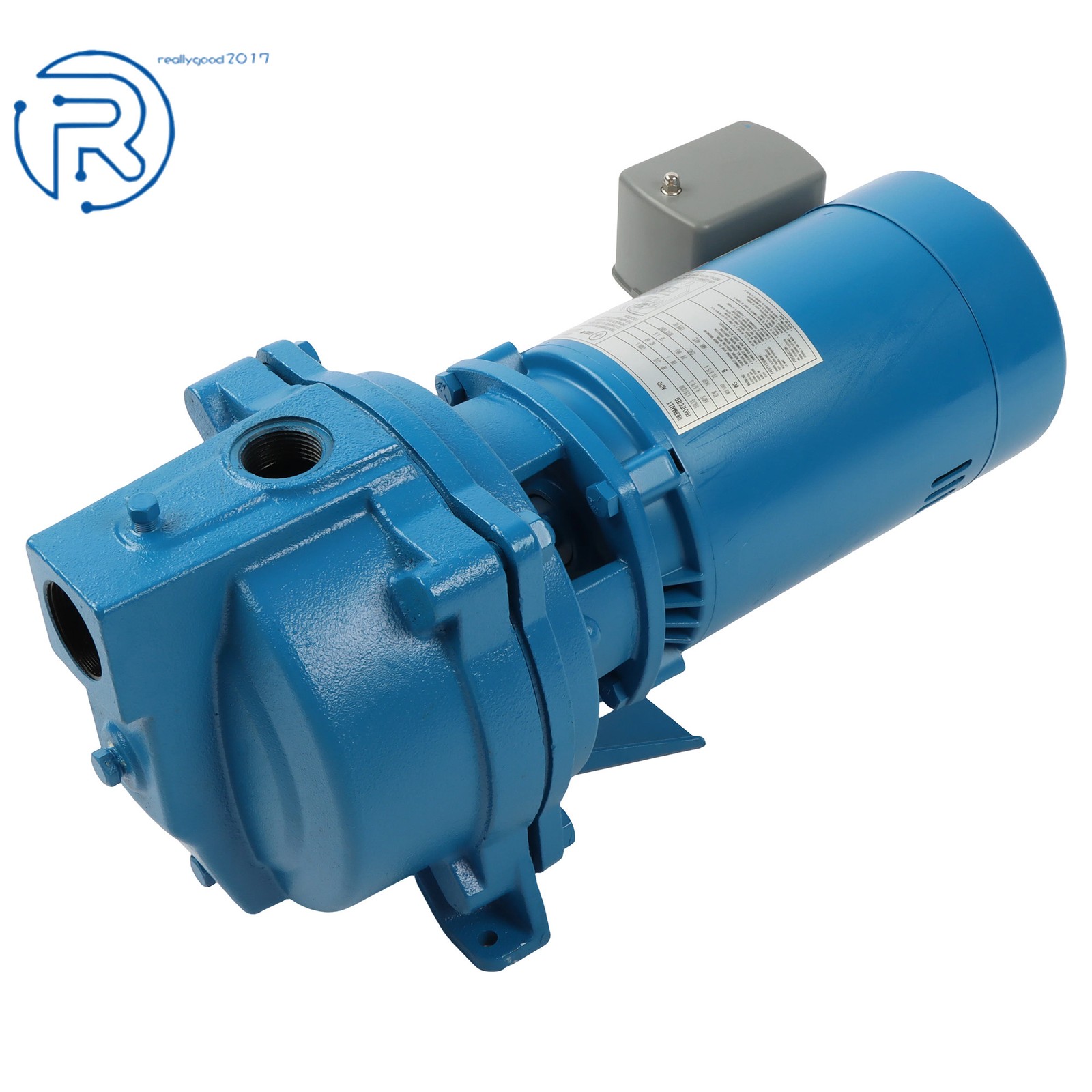 115/230V Dual Voltage J5S Shallow Well Jet Pump 1/2 HP 16.5 GPM, Cast Iron