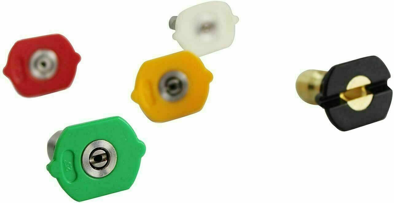 5pcs Pressure Washer Spray Tips Nozzles High Power Kit Quick Connect 1/4″ Set