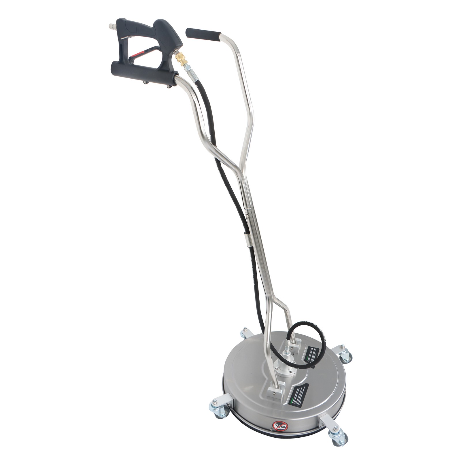 20″ 6000PSI Pressure Washer Surface Cleaner w/ Handles & Wheels Quick Connect