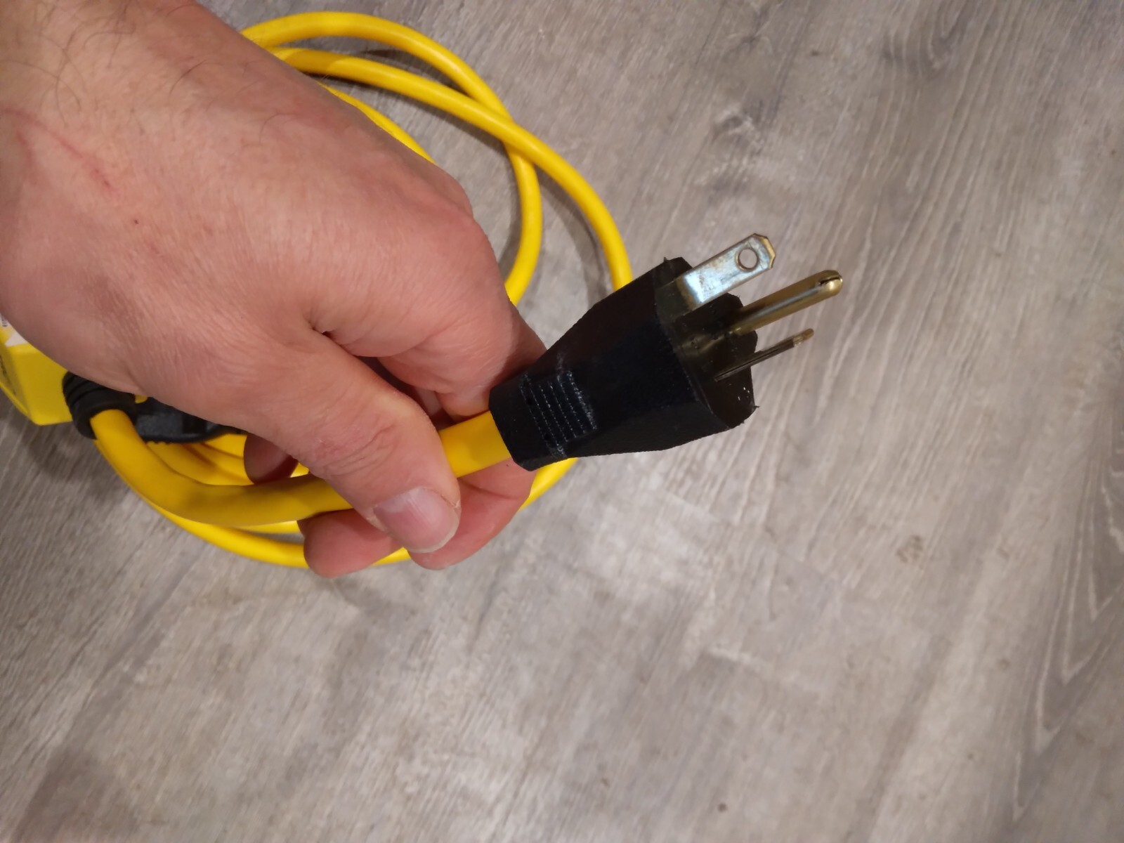 GFCI Cord, 120V 32ft/20 Amp. 1 turned prong UL-Listed, TRC Rainproof