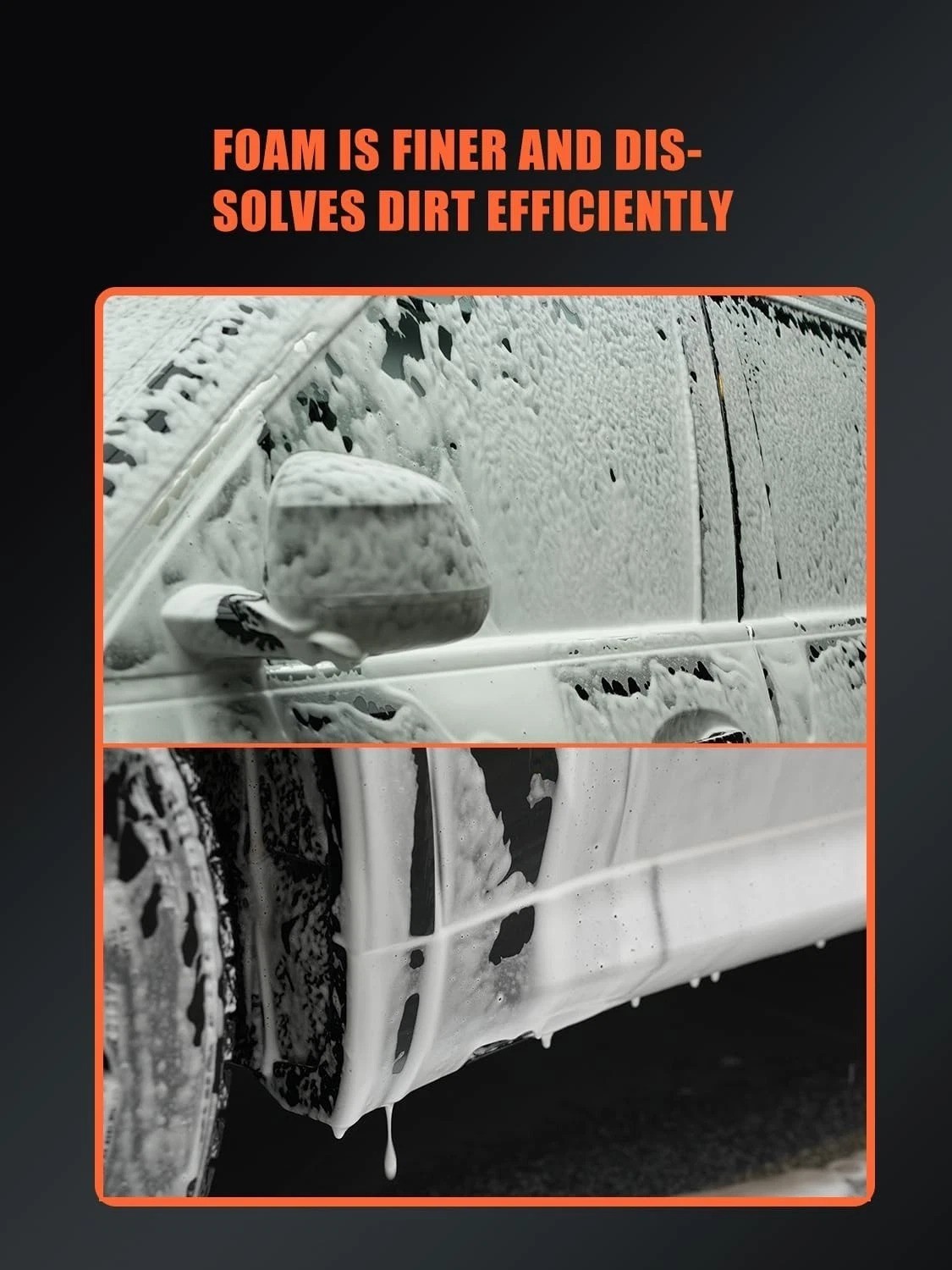 Pressure Foam Sprayer, 2.25L/76 oz Electric Pressurized Soap Sprayer Car Foam…