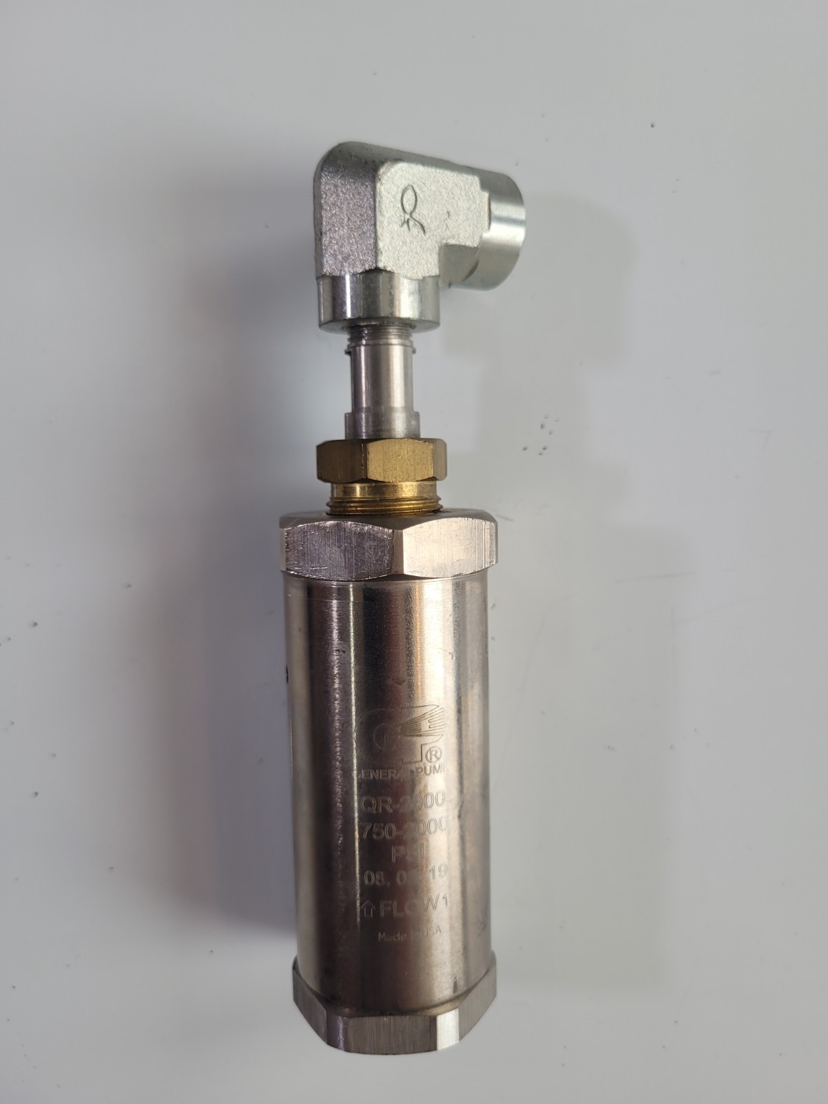Car Wash Pump / Pressure Washer Regulator: Brass Control Valve – 750-2000 psi