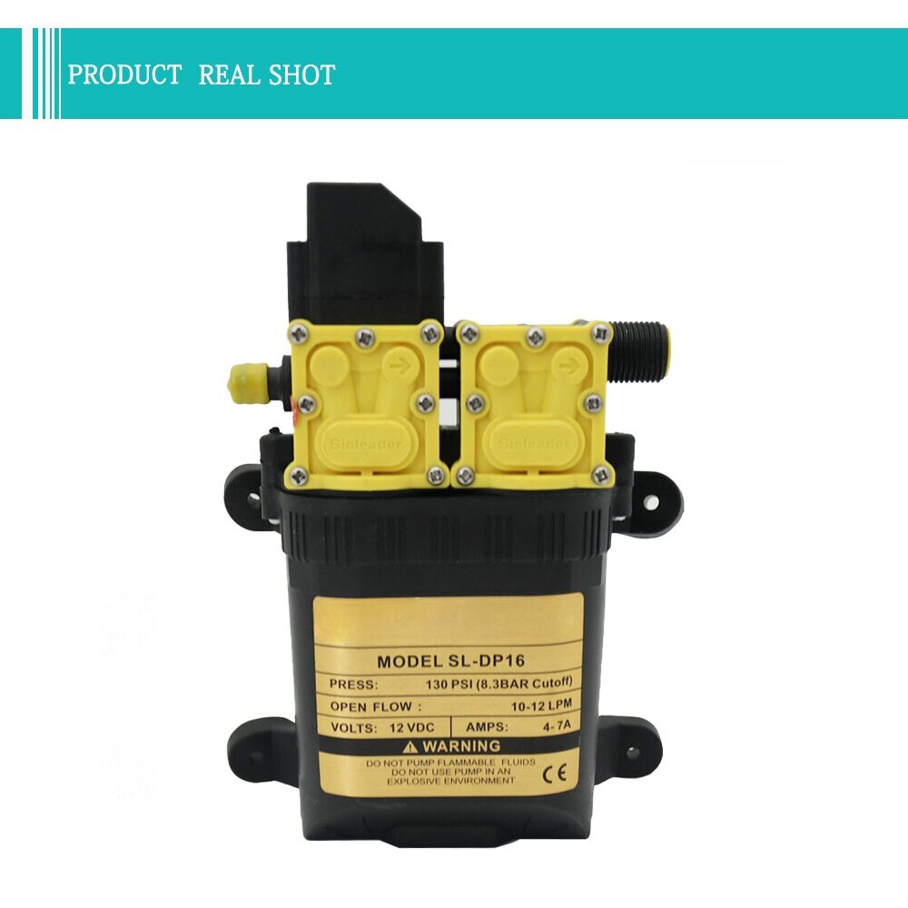 12v 9l/min Agricultural Electric Water Pump Dual power pump Micro High Pressure