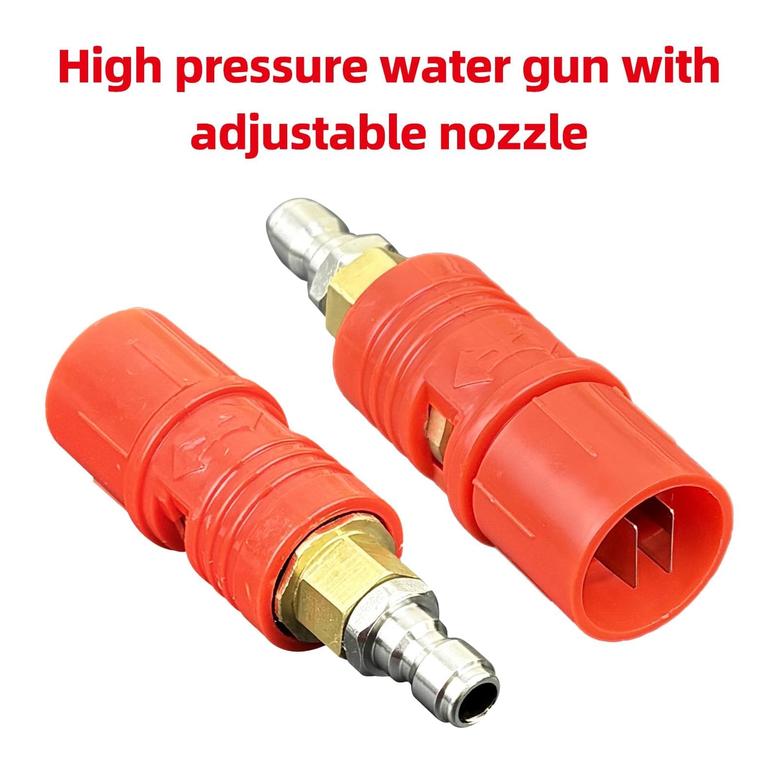 Adjustable Pressure Washer Nozzle Tips Soft Wash M5 Twist 1/4 Inch Quick Plug