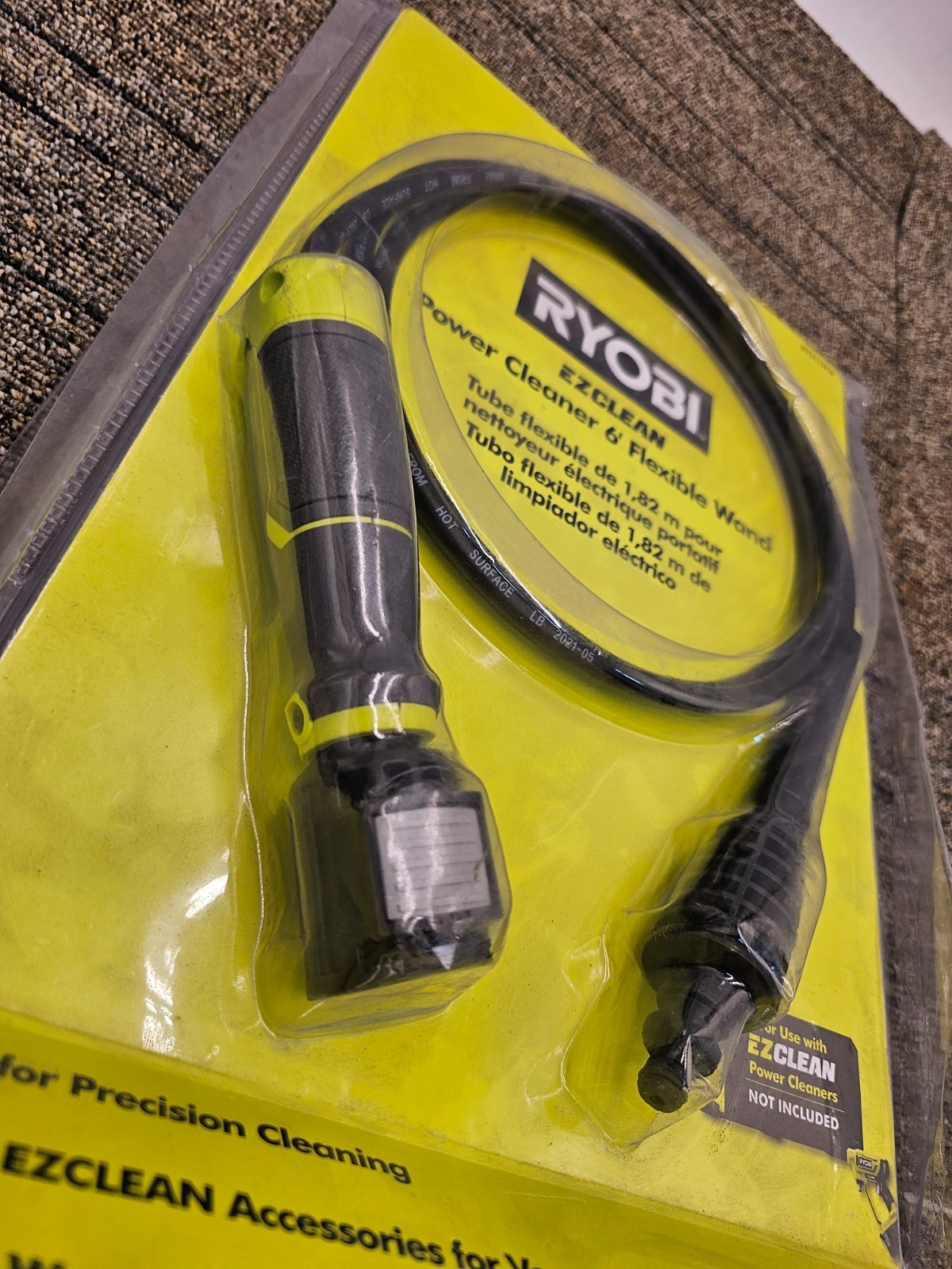 RYOBI RY3112FW EZCLEAN POWER CLEANER 6′ FLEXIBLE WAND