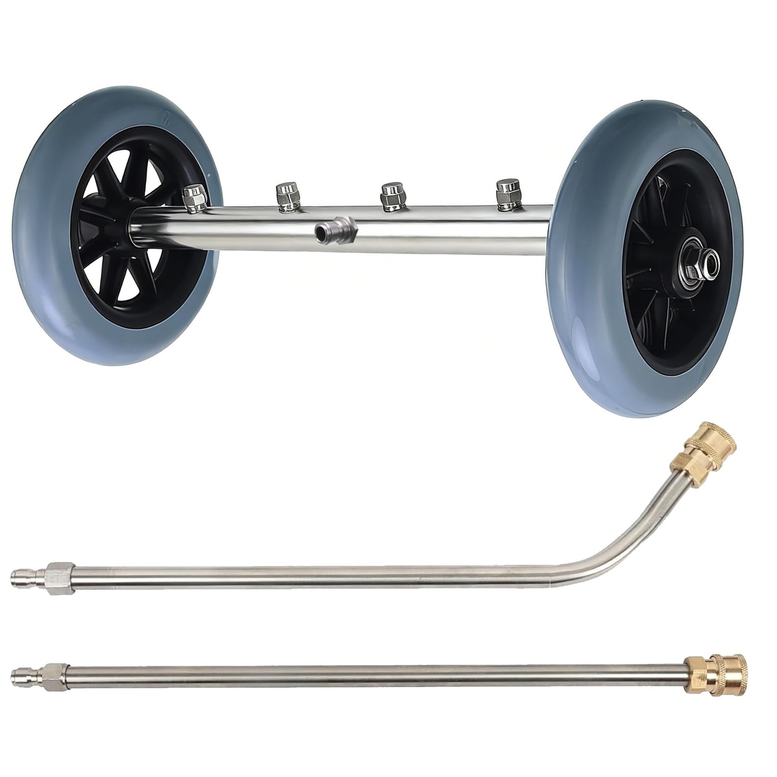 Undercarriage Pressure Washer Attachment 16 Inch With Extension Wand 4000 PSI