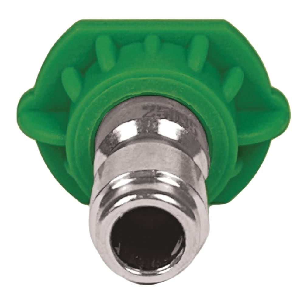 PWA013 3.5 Orifice 25-Degree Pressure Washer Spray Tip (Green) – Quick Discon…