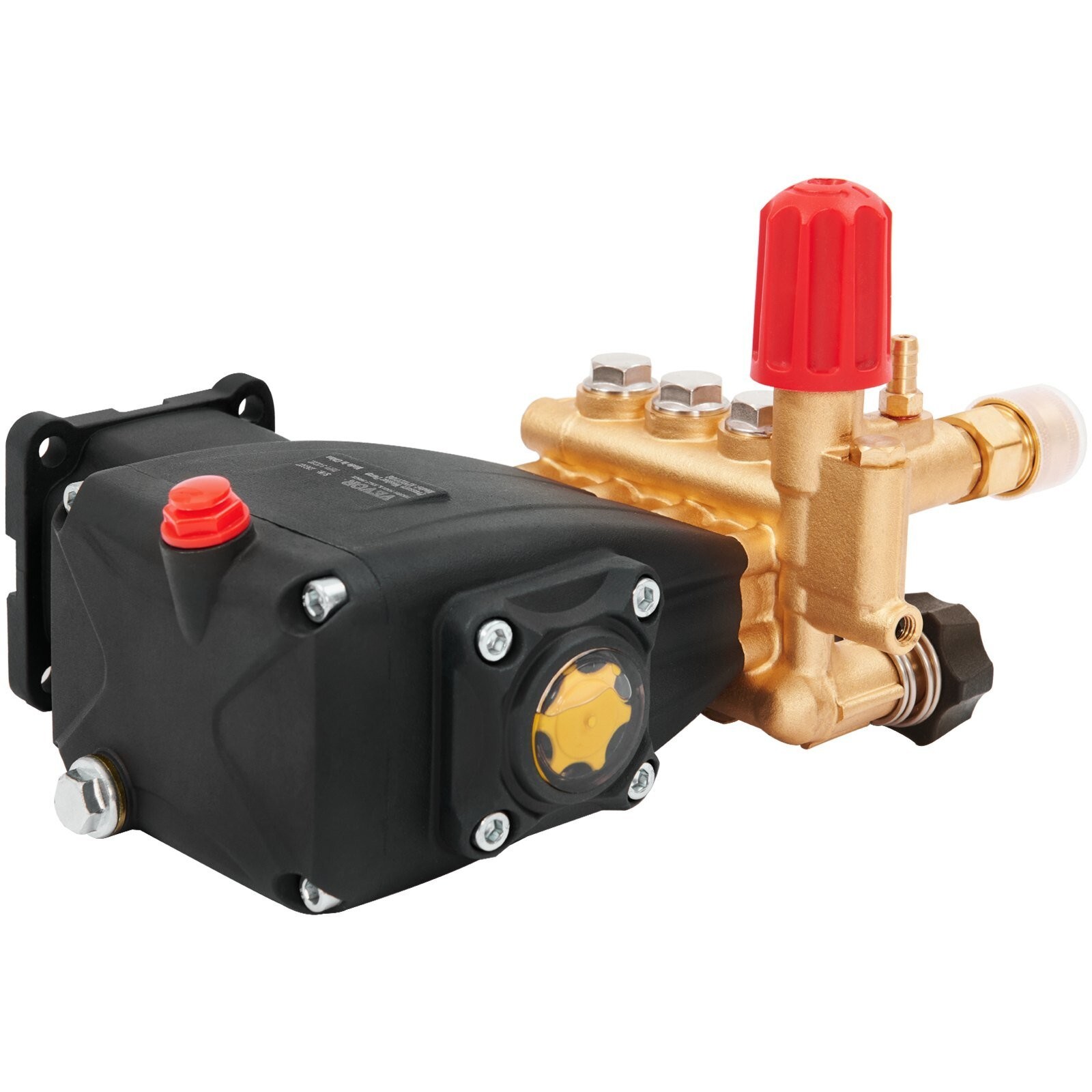 Pressure Washer Pump, 3/4″ Shaft Horizontal Triplex Plunger, 3700 PSI, 2.5 GPM