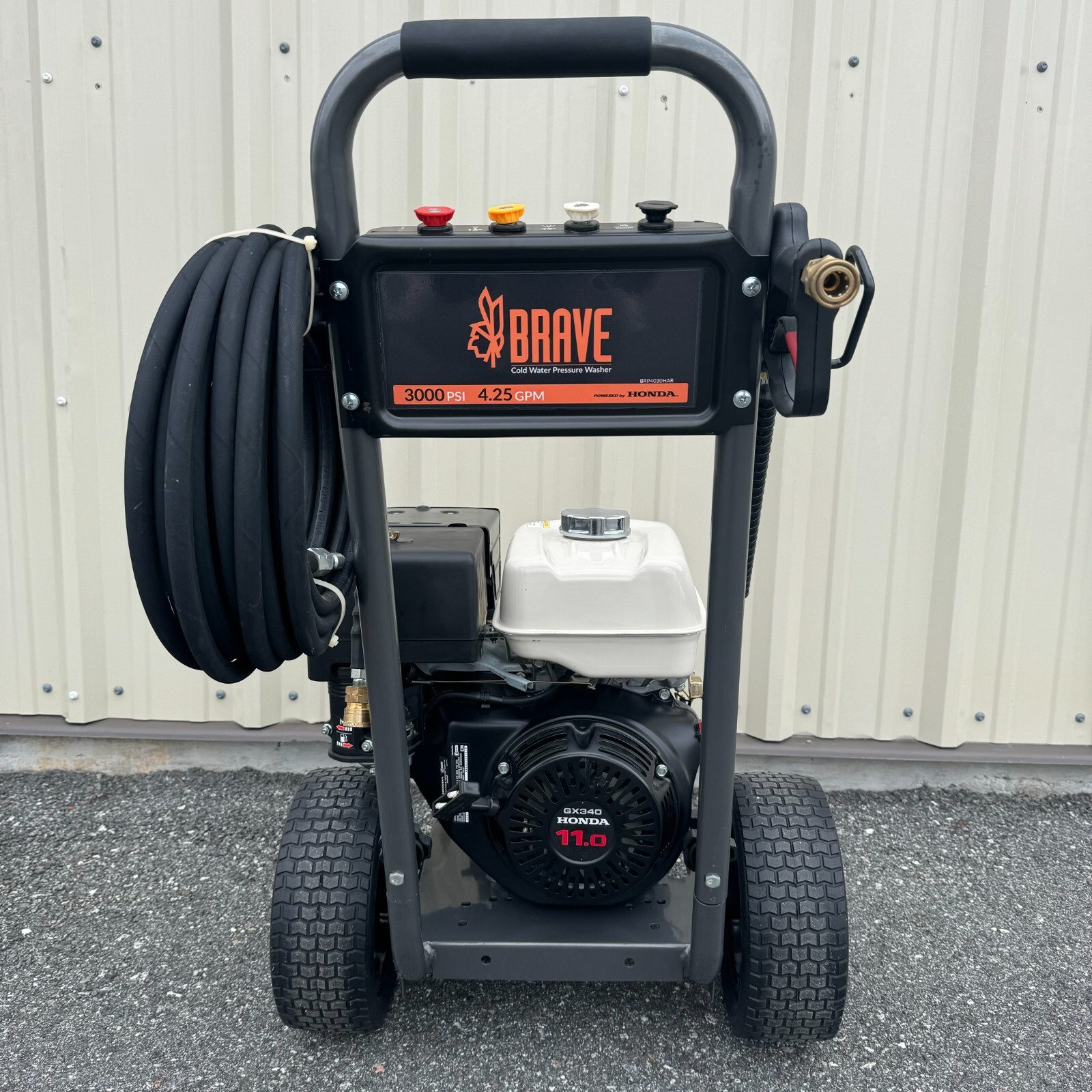 Brave BRP4030HAR Cold Water Pressure Washer 3000 PSI Honda 337cc