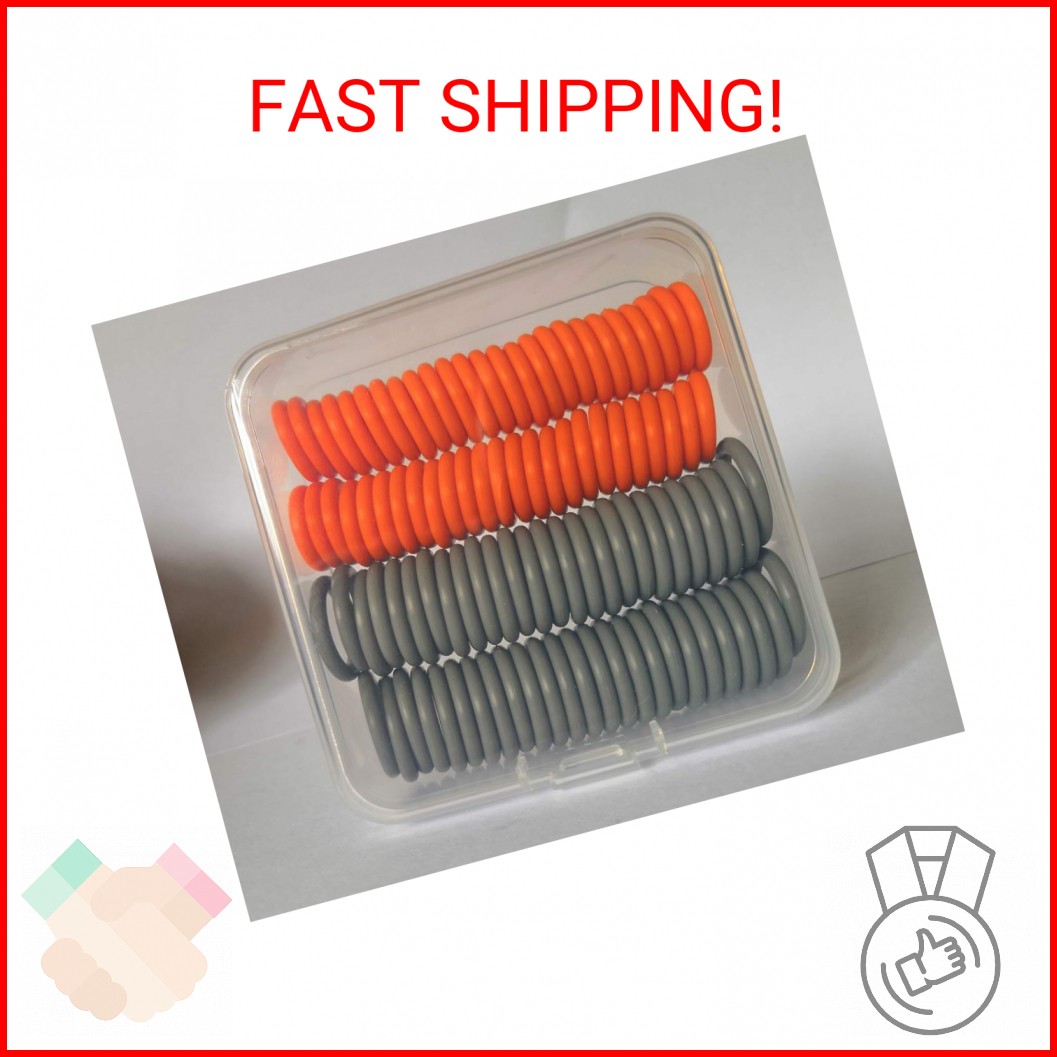 HAKATOP (100pk) New Pressure Washer O-Rings Seal Kits for 1/4″&3/8” Quick Coupl