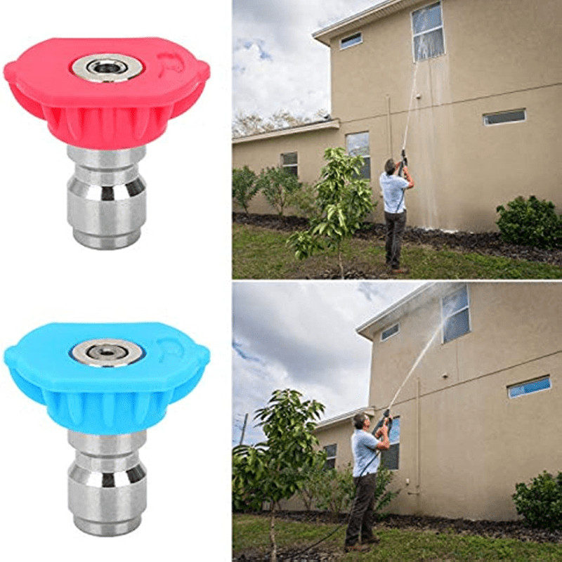 5pcs Pressure Washer Spray Tips Nozzles High Power Kit Quick Connect 1/4″ Set