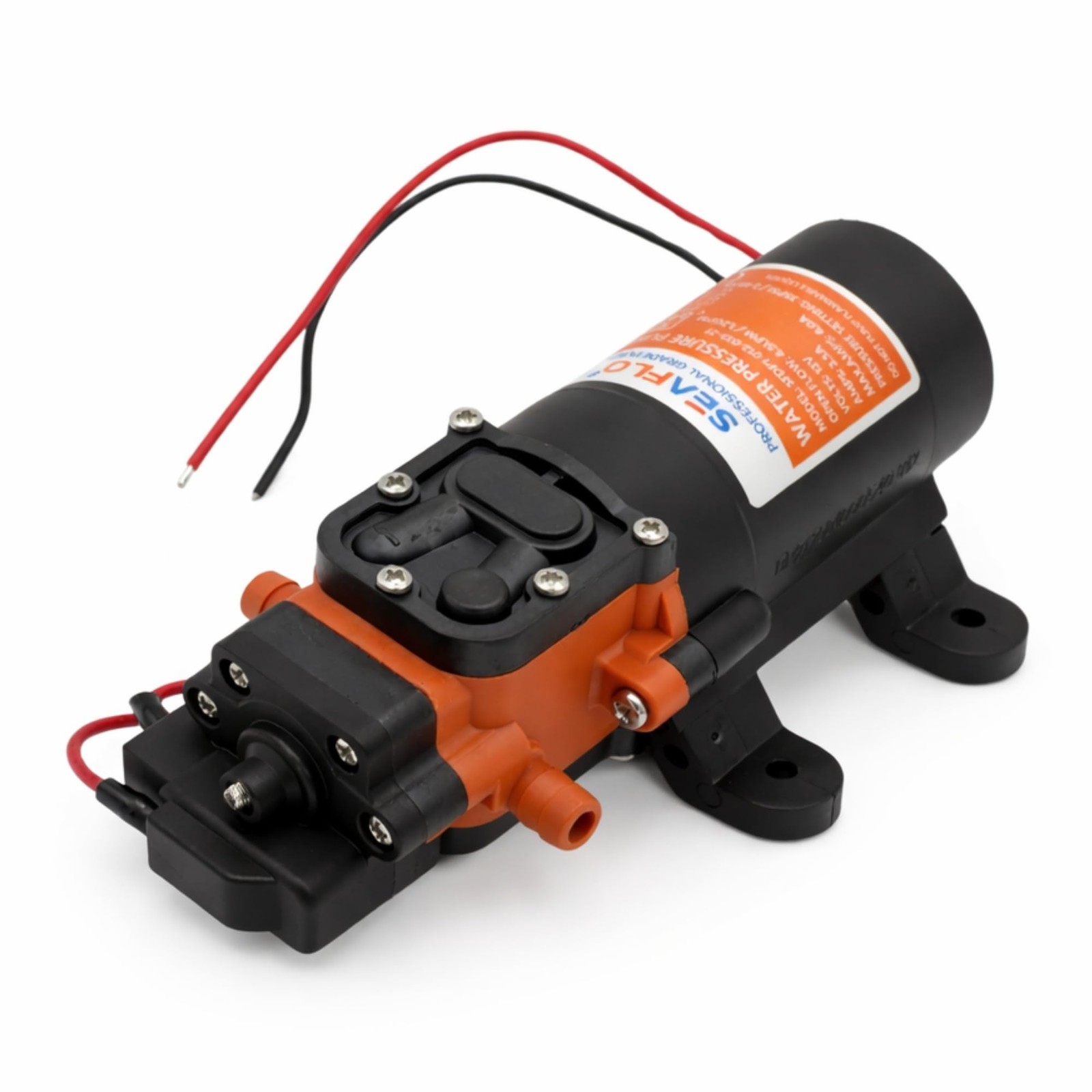 12V DC Water Pump 1.2 GPM 35 PSI SelfPriming RV Boat OffGrid Diaphragm