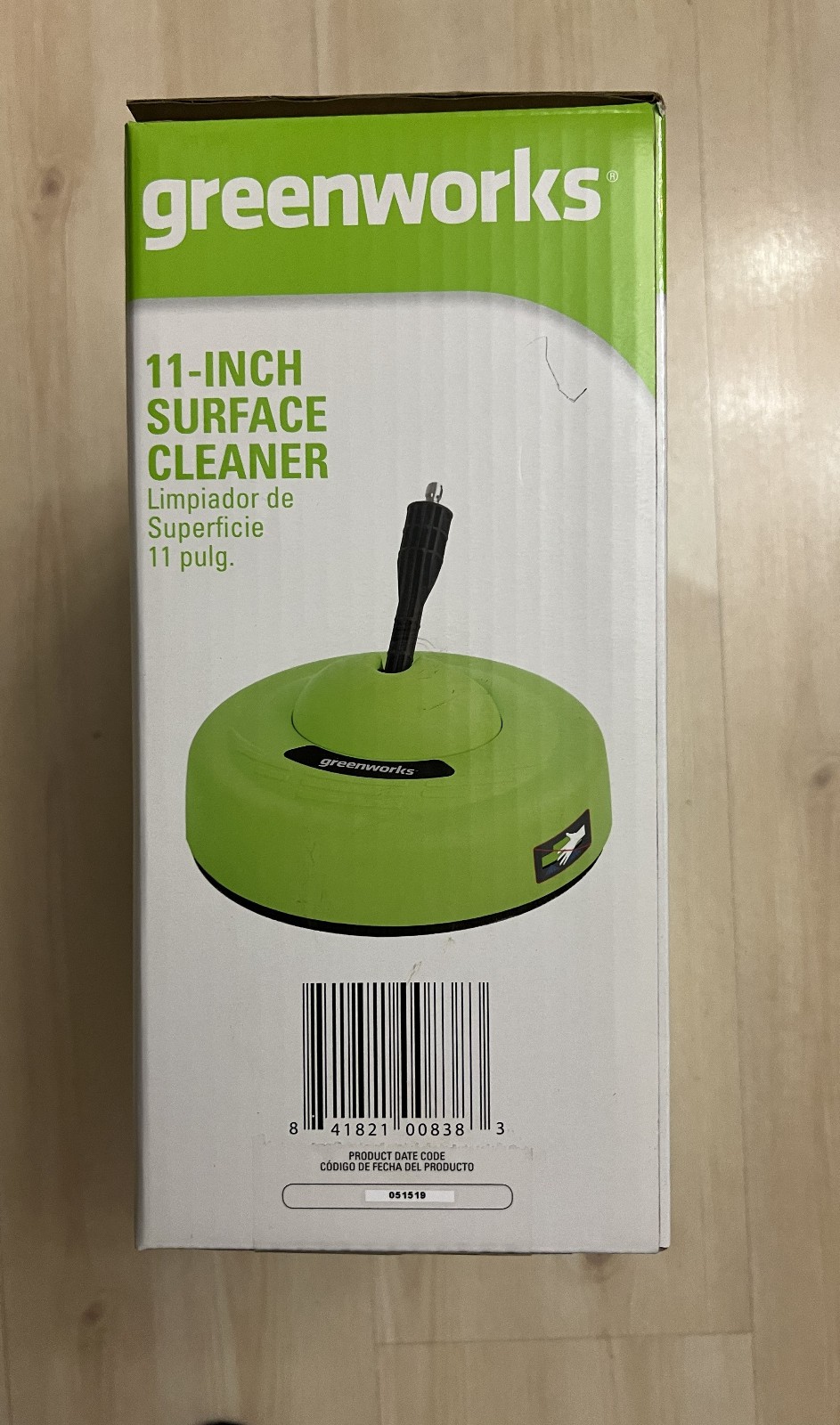 Greenworks 11 inch Surface Cleaner Universal Pressure Washer Attachment 30012