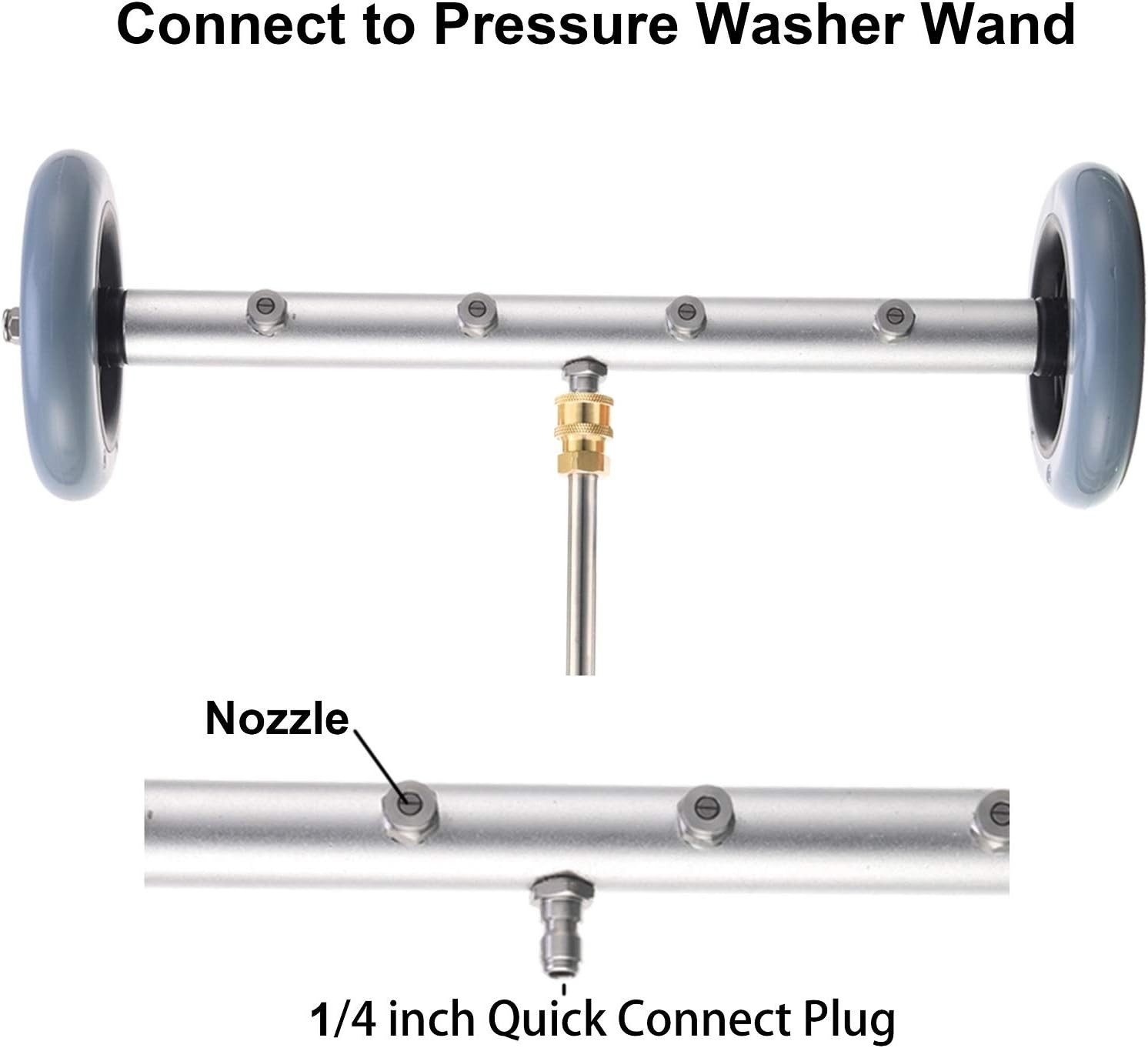 Pressure Washer Undercarriage Cleaner, 16 Inch Undercarriage Washer, Pressure…