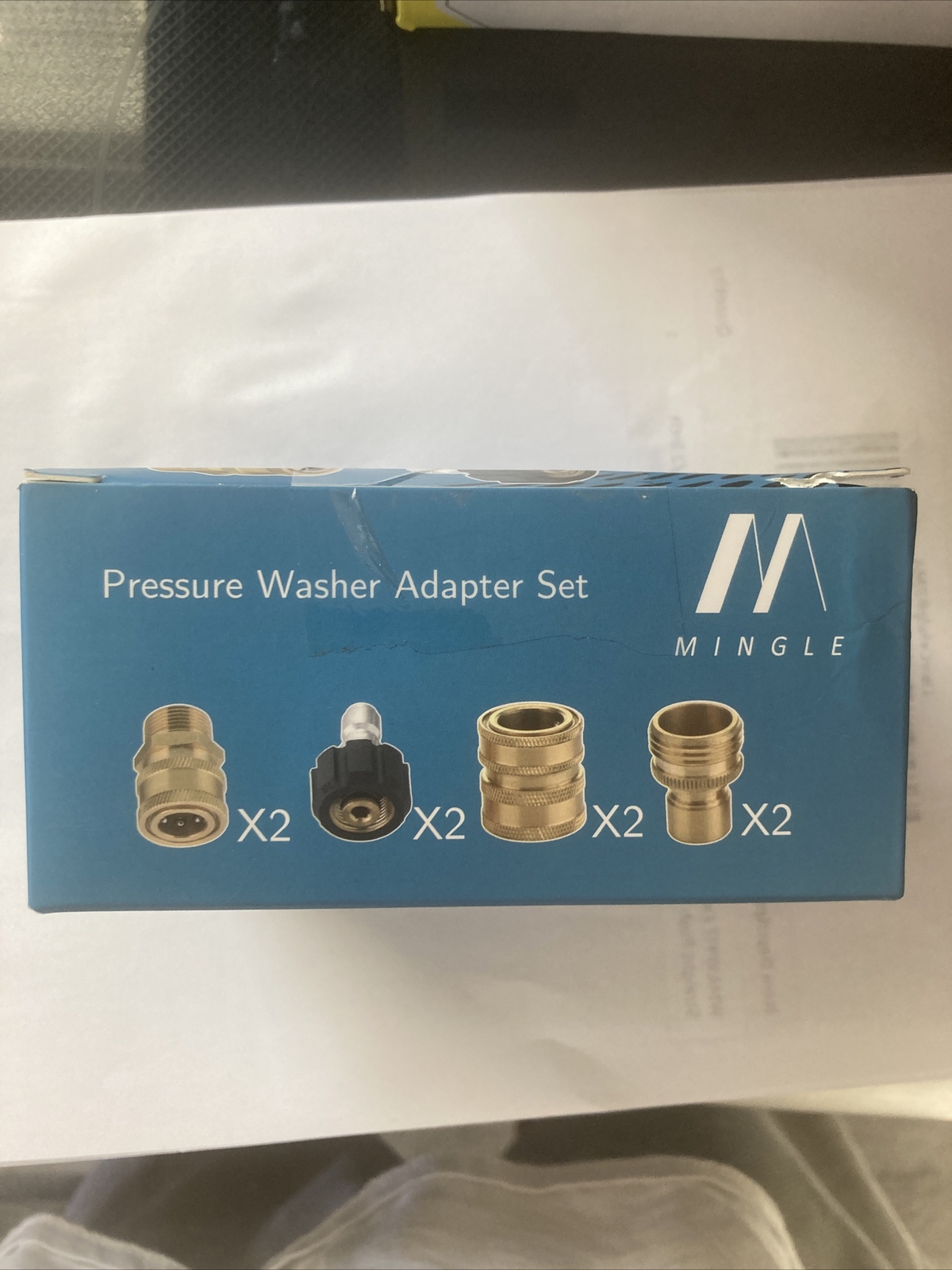 8-Pack Ultimate Pressure Washer Adapter Set Quick Disconnect Kit M22 Swivel