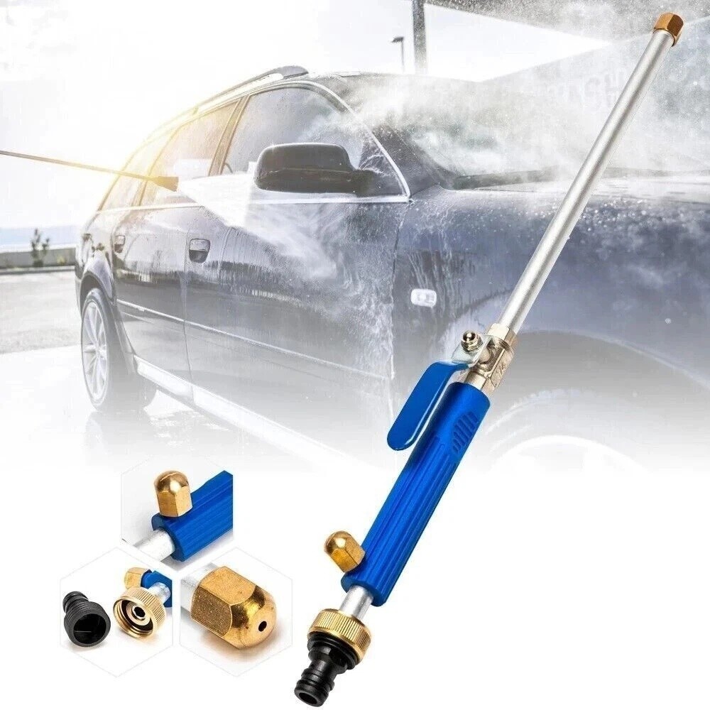 High Pressure Power Washer Spray Wand Lance Water Hose Nozzle Car Wash 2 Tips
