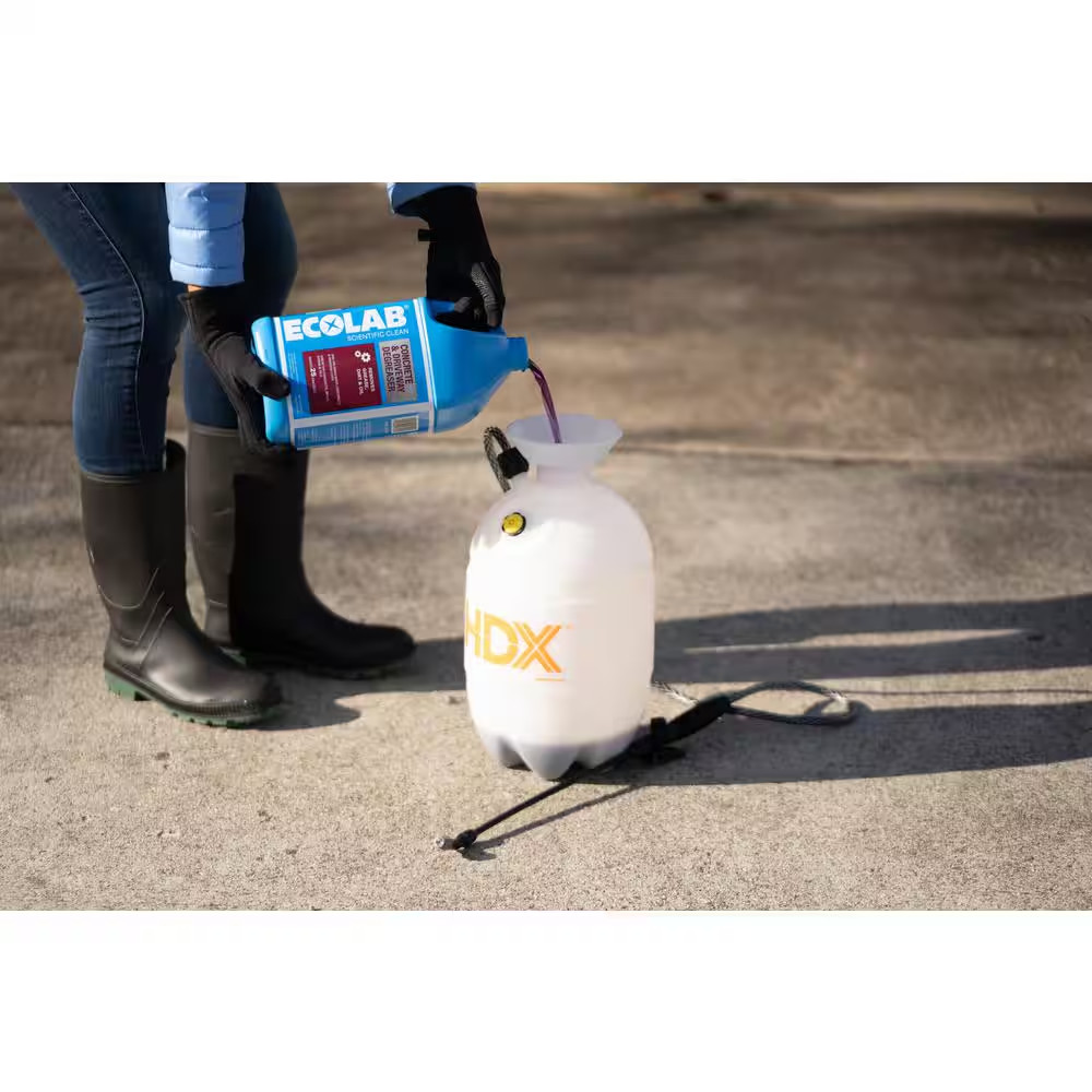 1 Gal. Concrete and Driveway Degreaser Concentrate Pressure Wash Dissolves Greas