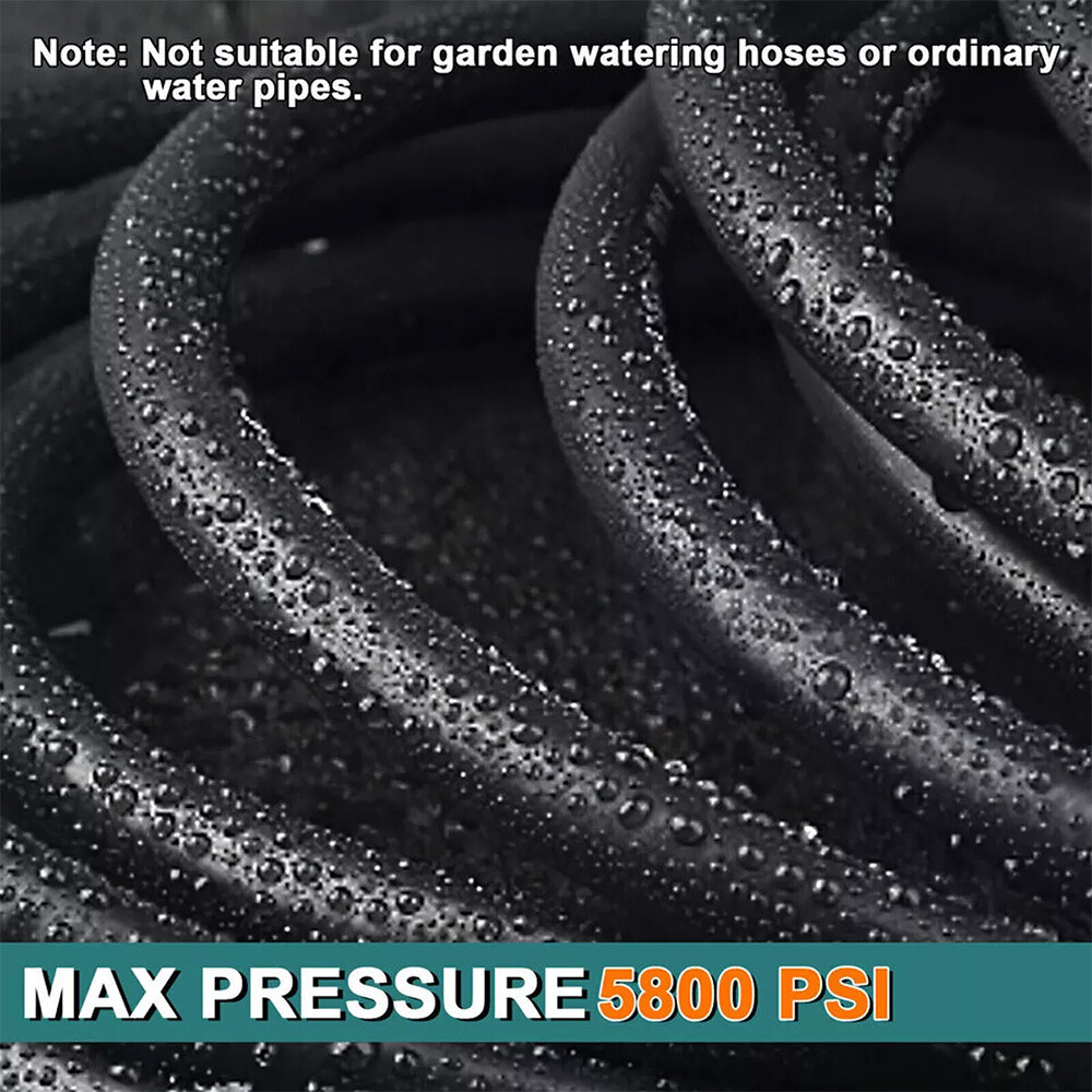 50 FT High Pressure Washer Hose 5800 PSI M22-14MM Power Washer Extension Hose