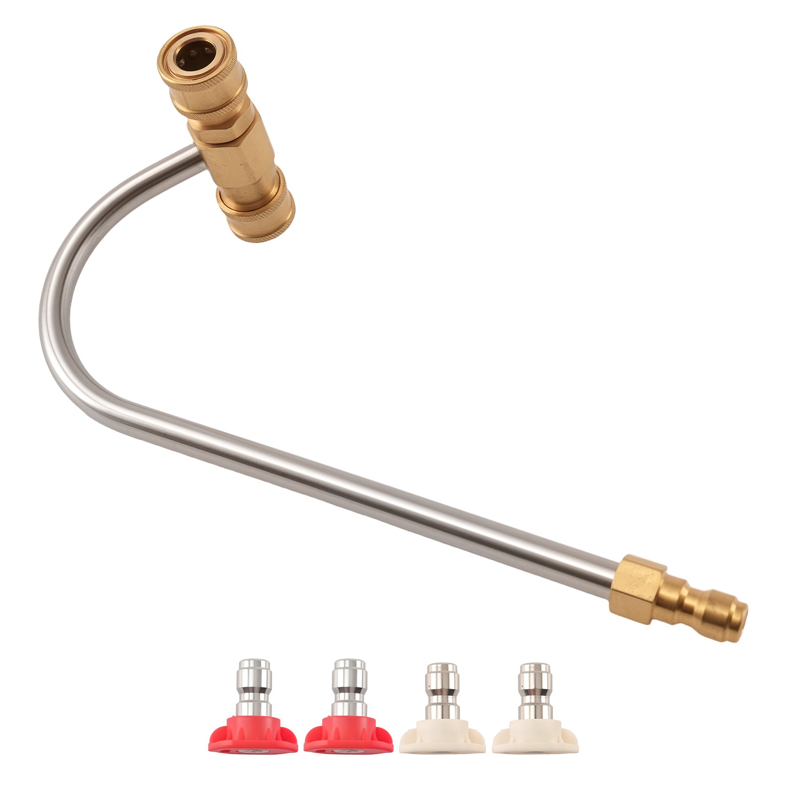 Gutter Cleaning Wand 4000PSI with Multi-Directional Spray for Pressure Washer