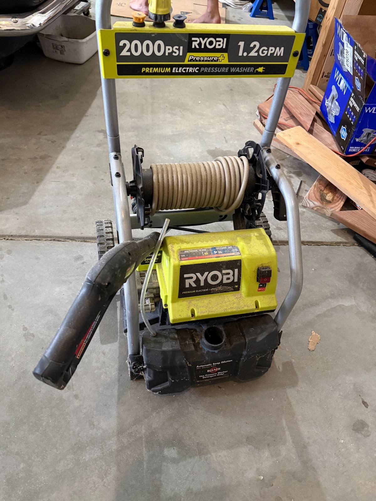 Ryobi RY141900 1.2 GPM Electric Pressure Washer
