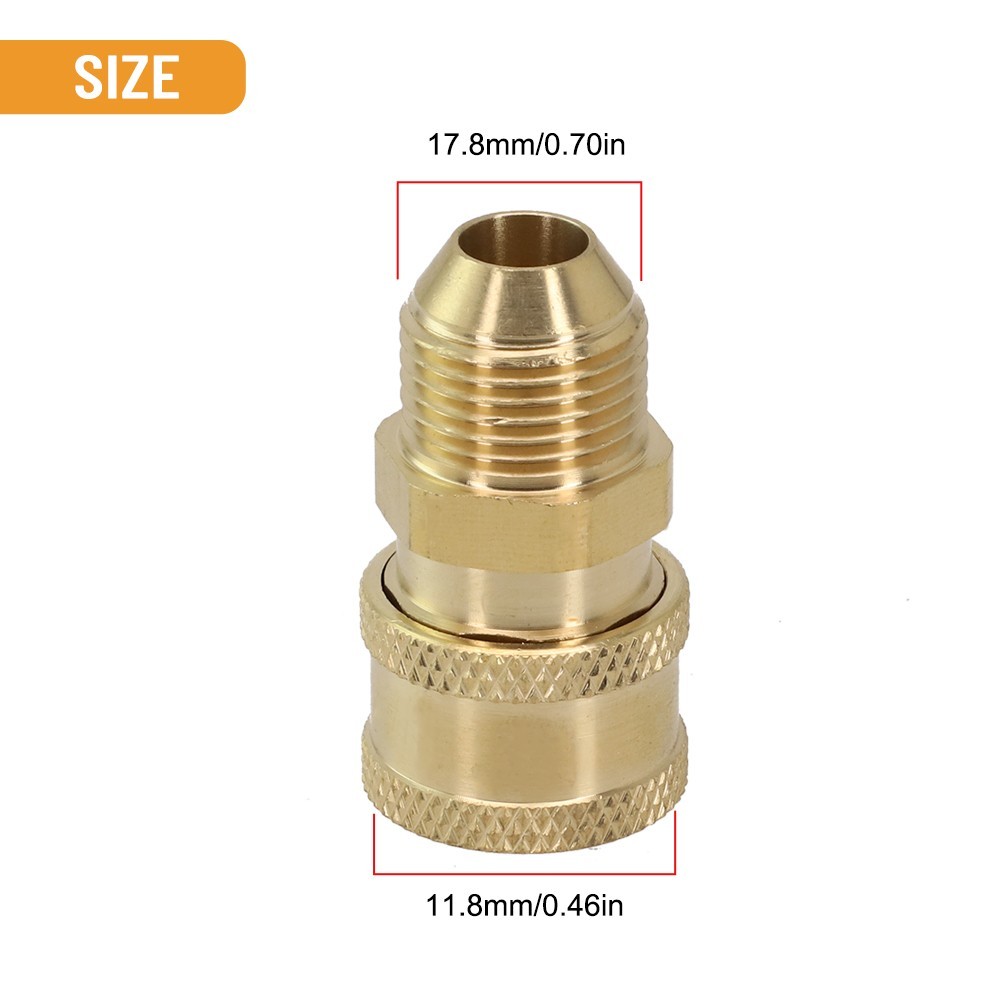 1/4 Inch Quick Release Connector Coupler Fitting For High Pressure-Washer & Hose