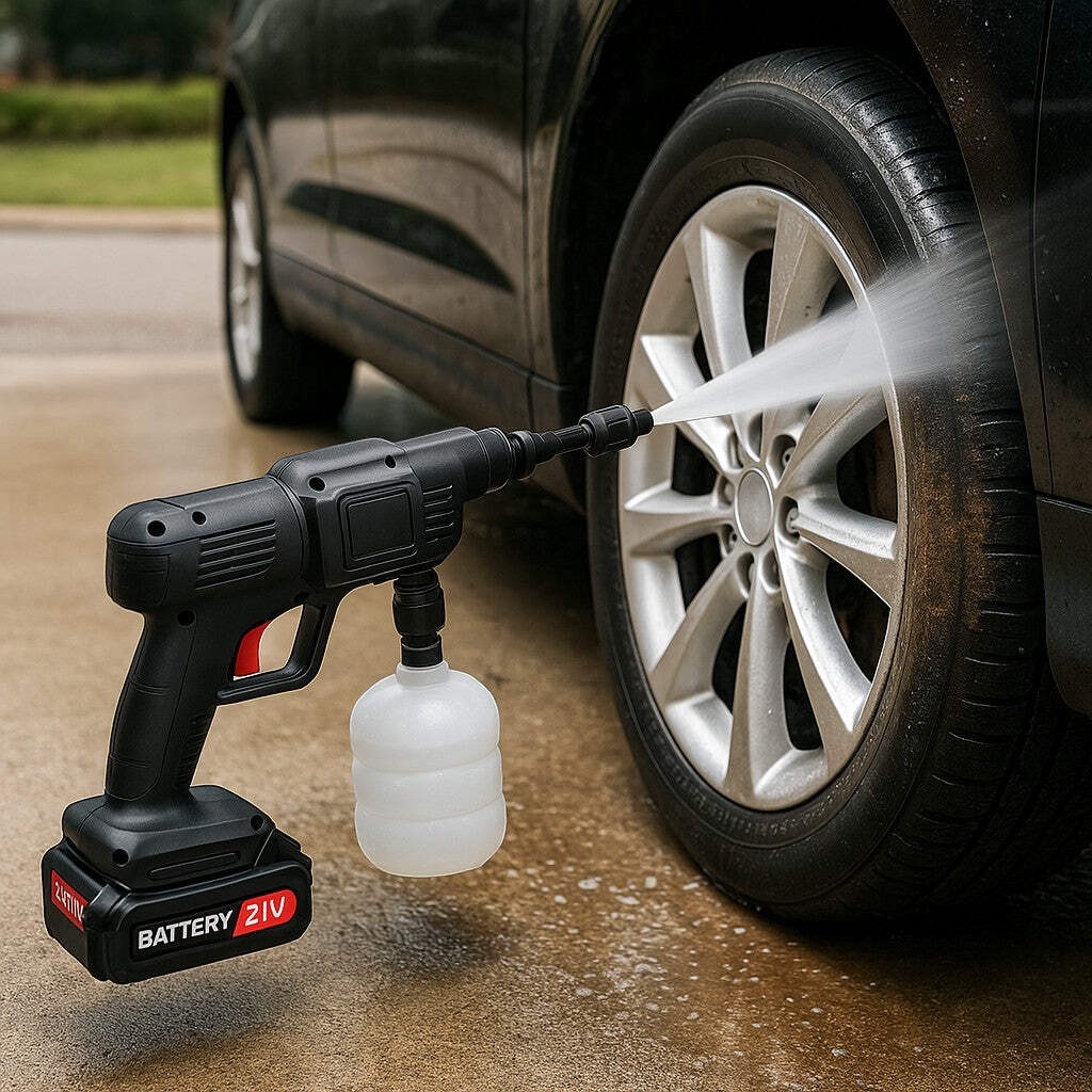 Cordless Portable Pressure Washer 21V Battery Case