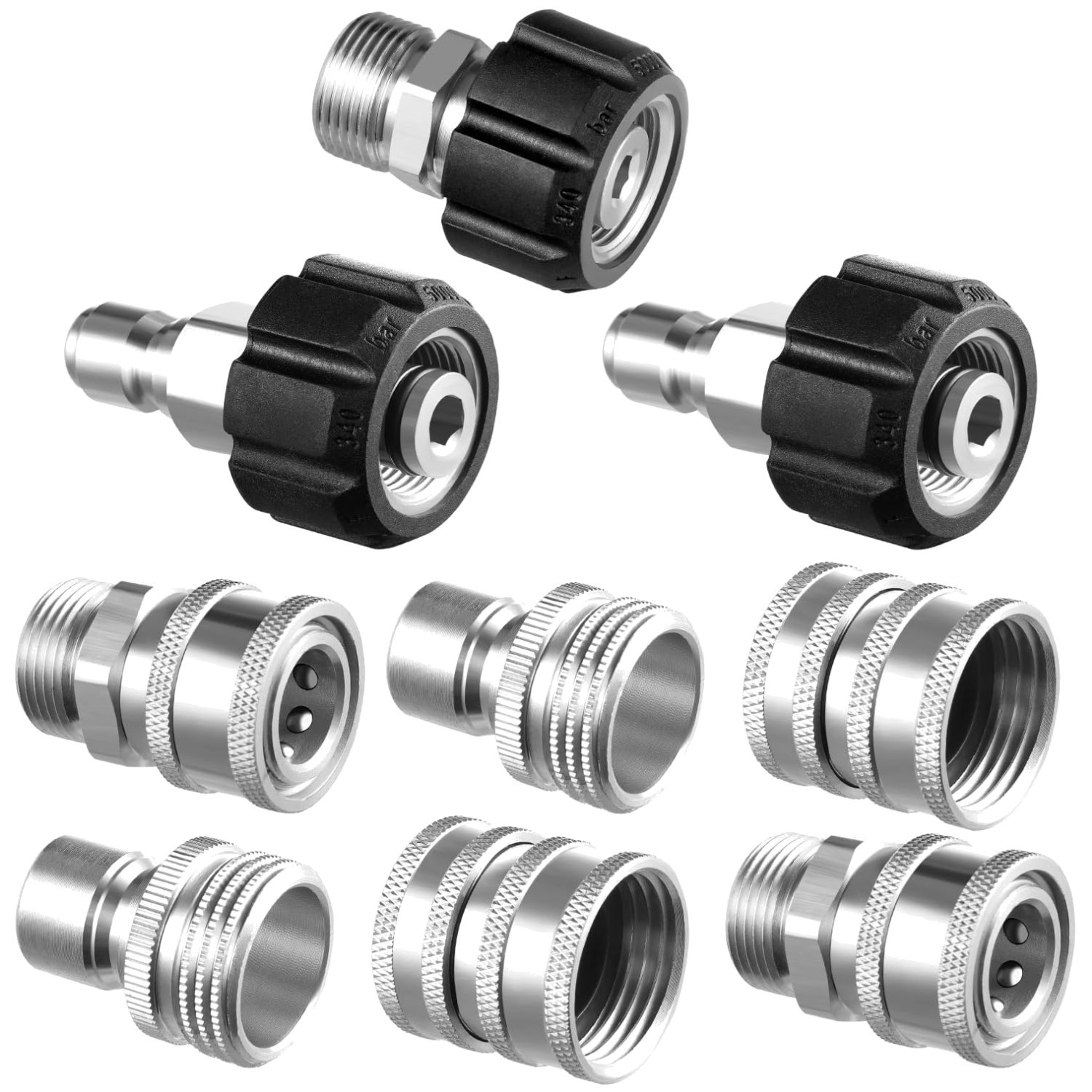 High-Quality Stainless Steel Quick Connect Swivel Set