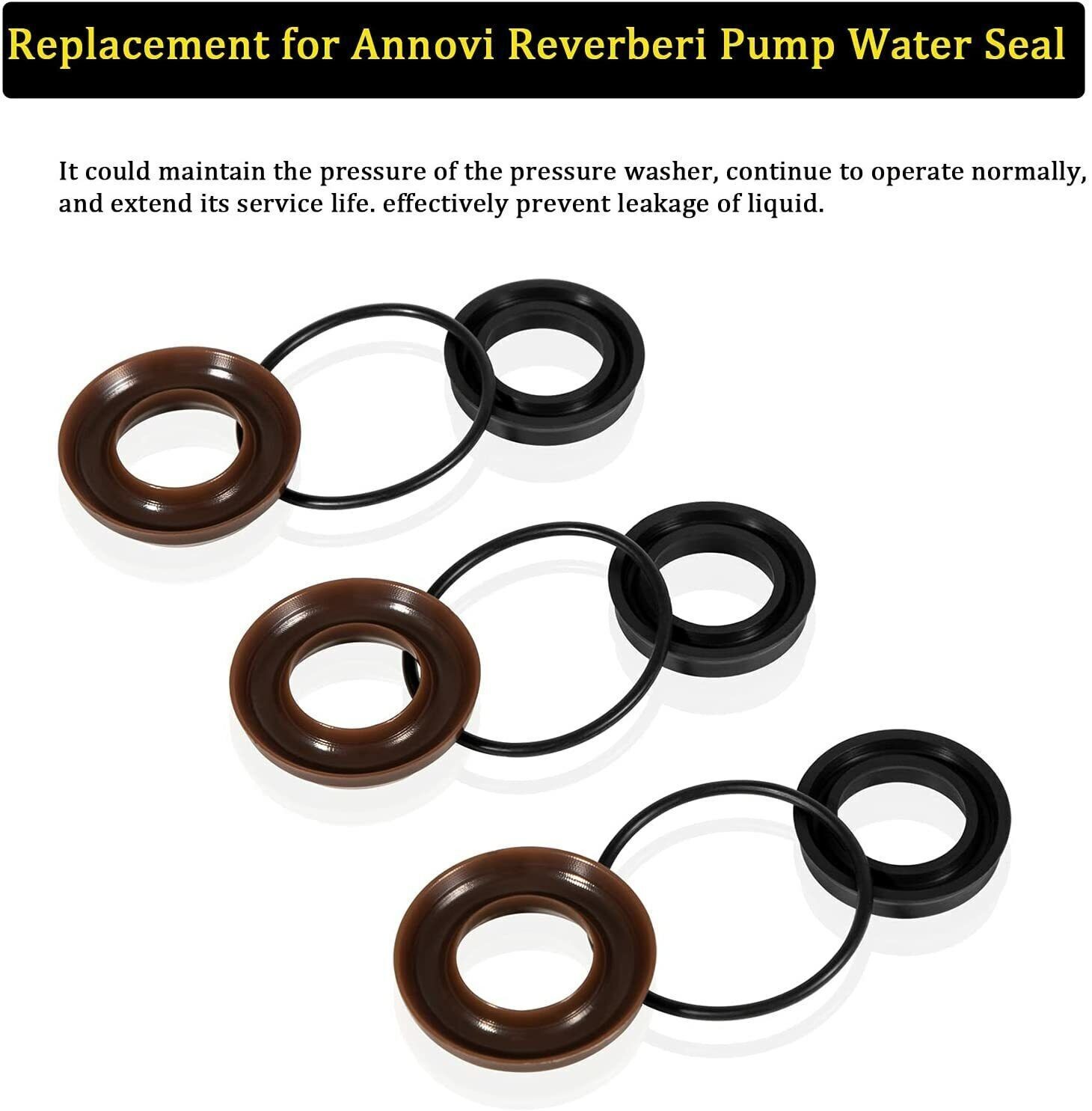 AR1857 Seal Packing Kit 18mm XR Annovi Reverberi RK RKA RKV Pressure Washer Pump
