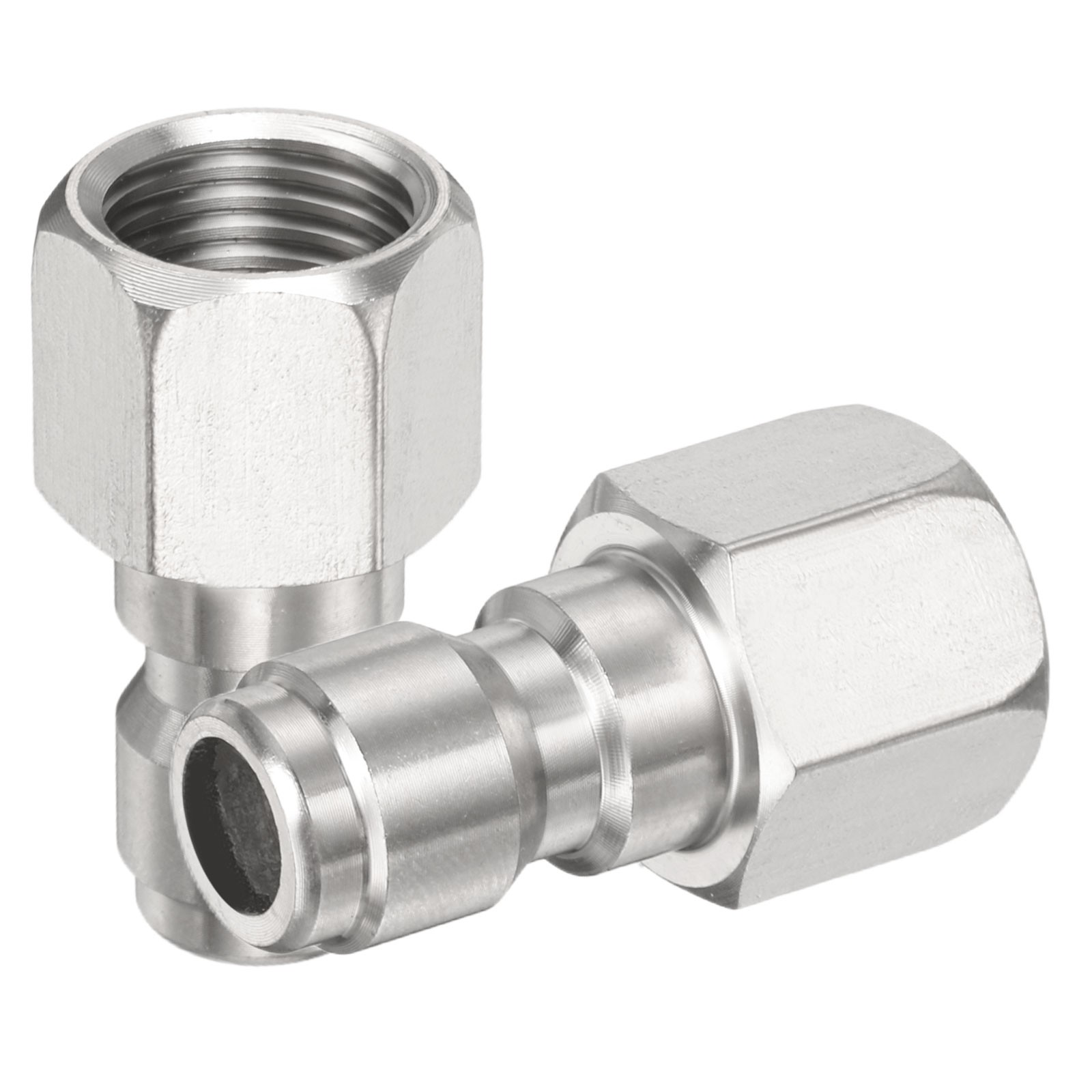 2Pcs Pressure Washer Adapter, 1/4″ Male Quick Plug to G1/4″ Female