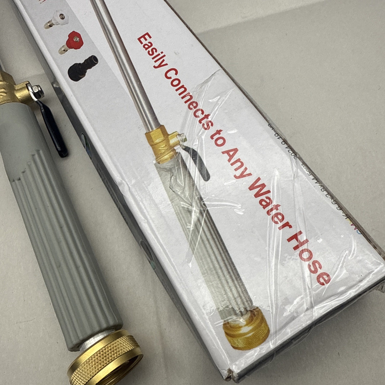 Hydro Jet Cleaning Solution Power Washer Wand, High Pressure Wand 2 Nozzle *READ