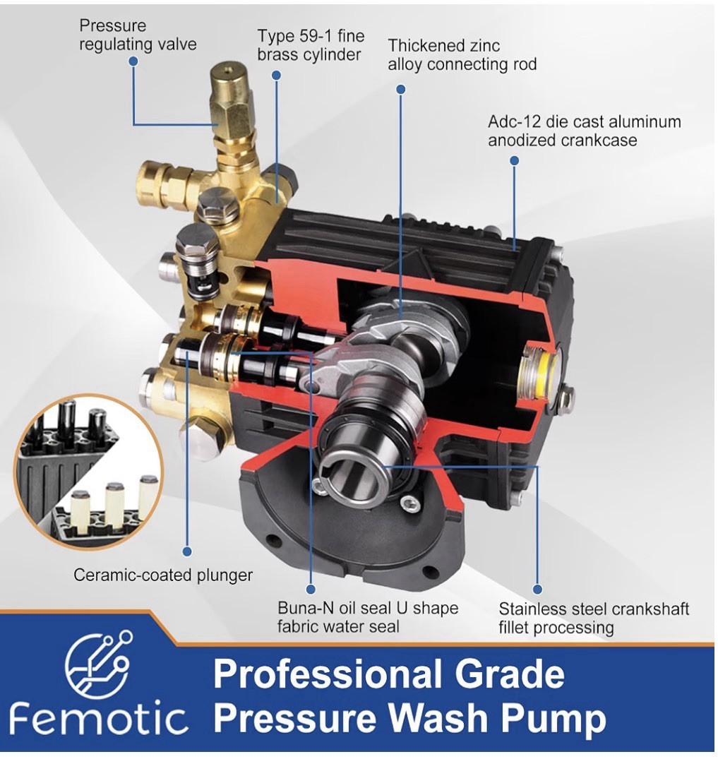 Pressure Washer Pump 1 Inch Shaft,Pressure Washer Pump 4400 psi,Power Washer …